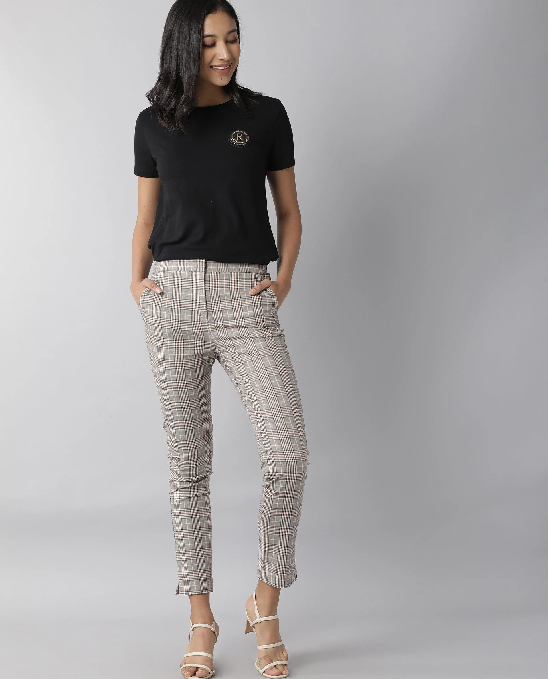 Rareism Women's Livon Beige Trouser - Image 2