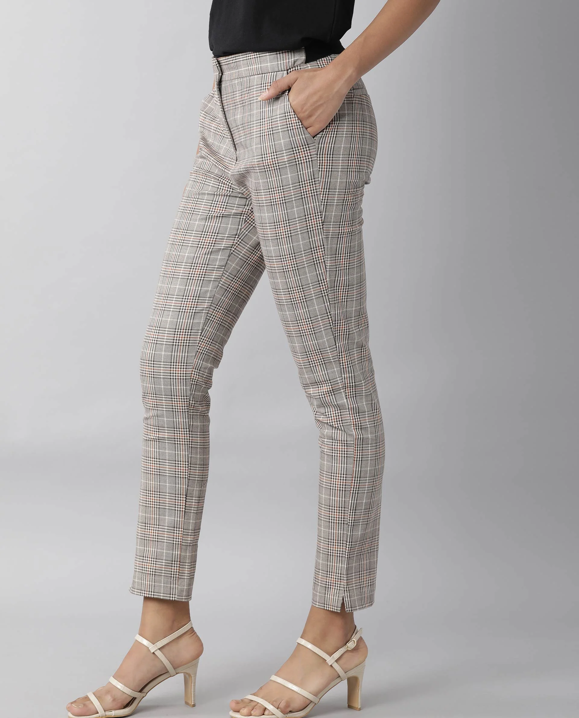 Rareism Women's Livon Beige Trouser - Image 4