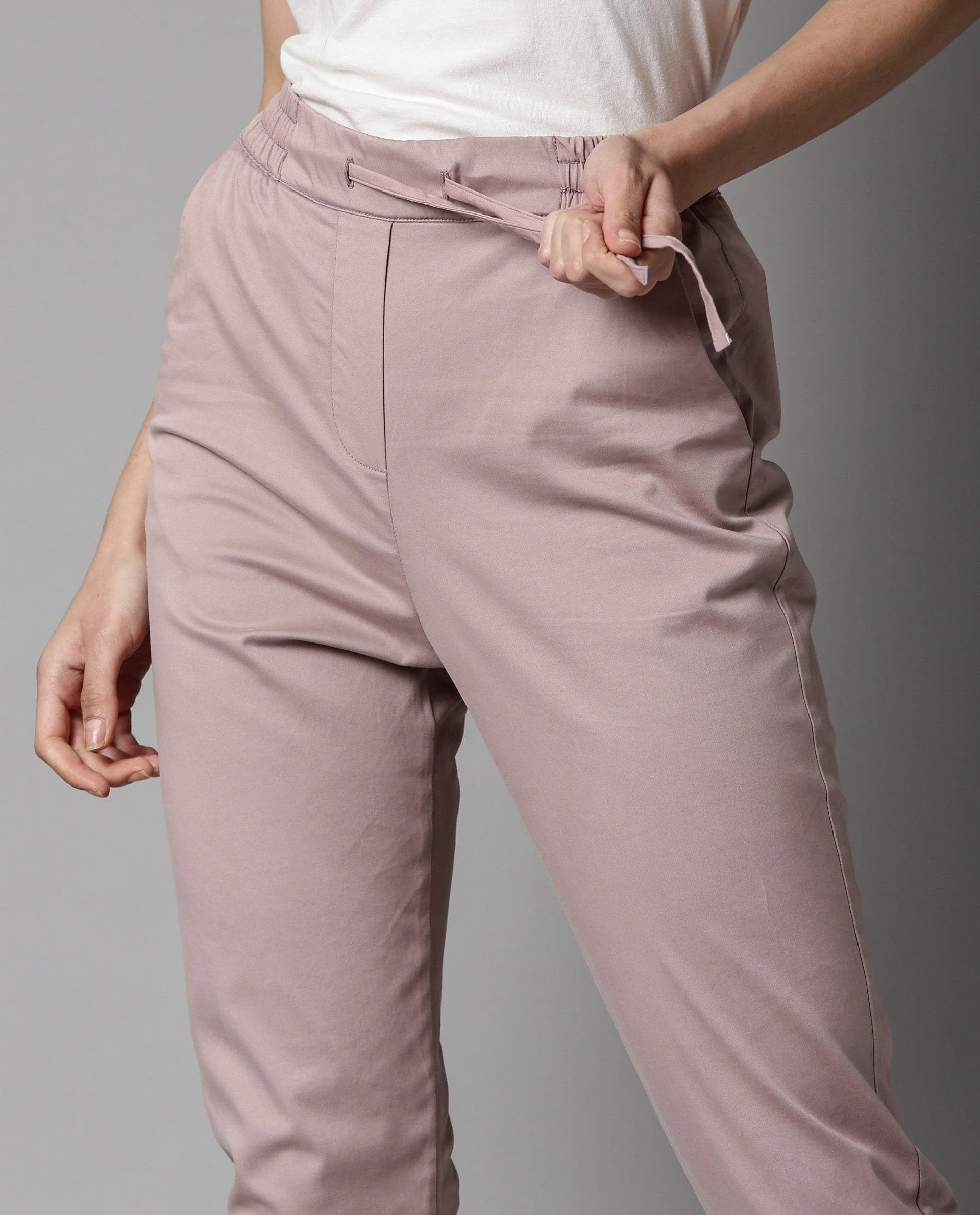 Rareism Women Logan Purple Trousers Solid - Image 2