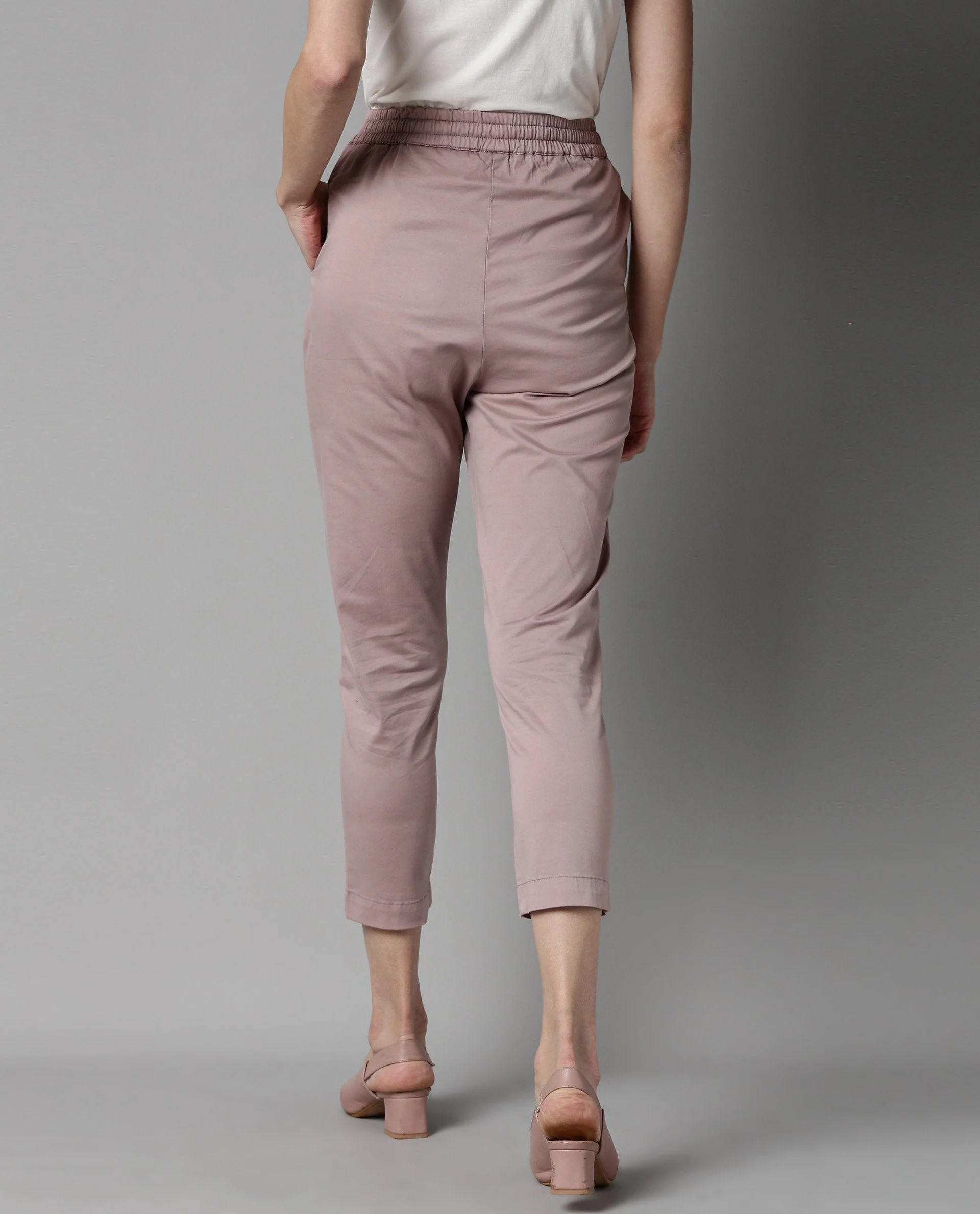 Rareism Women Logan Purple Trousers Solid - Image 7