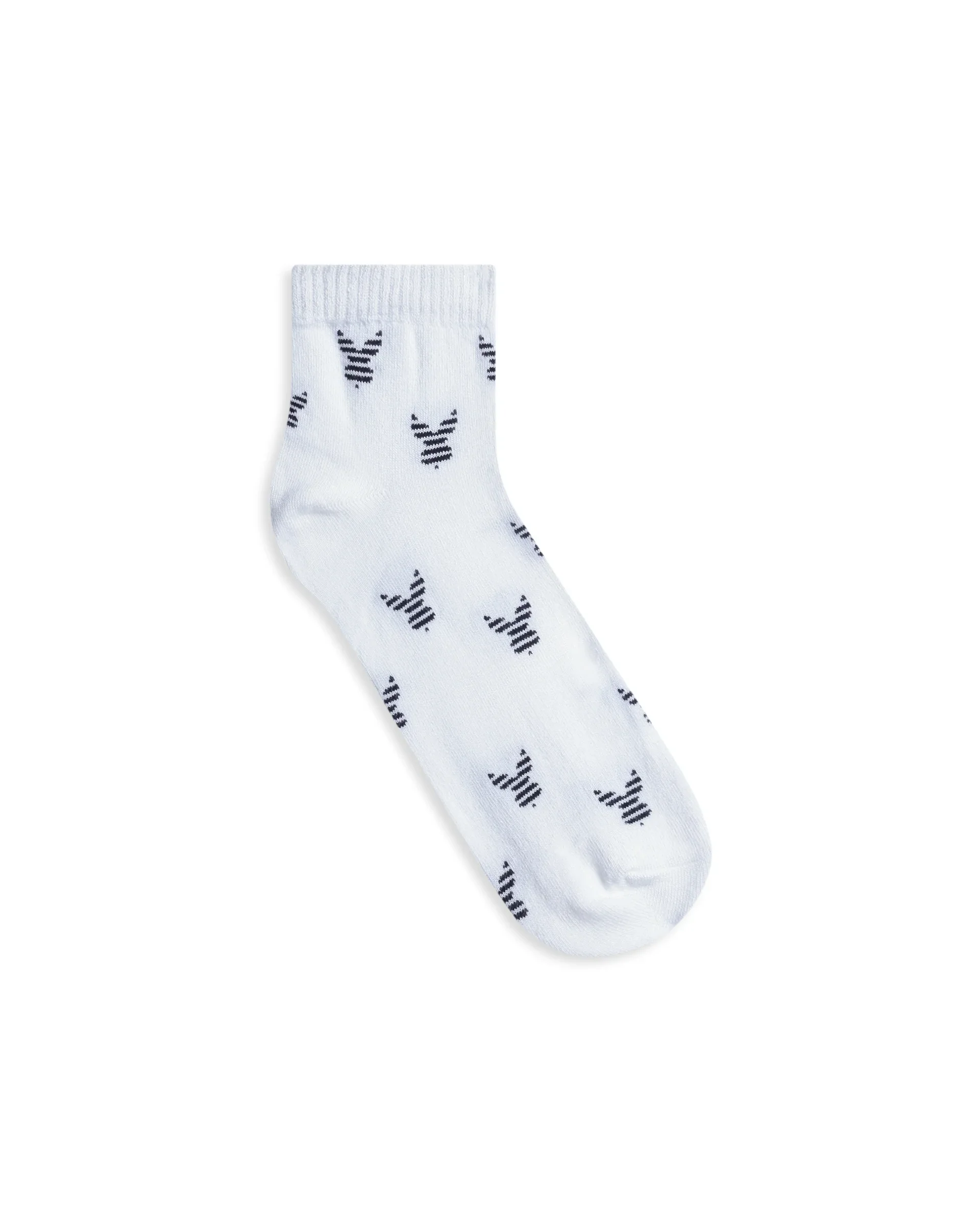 Rare Rabbit Men Loger - 1 White High Ankle Socks - Image 2