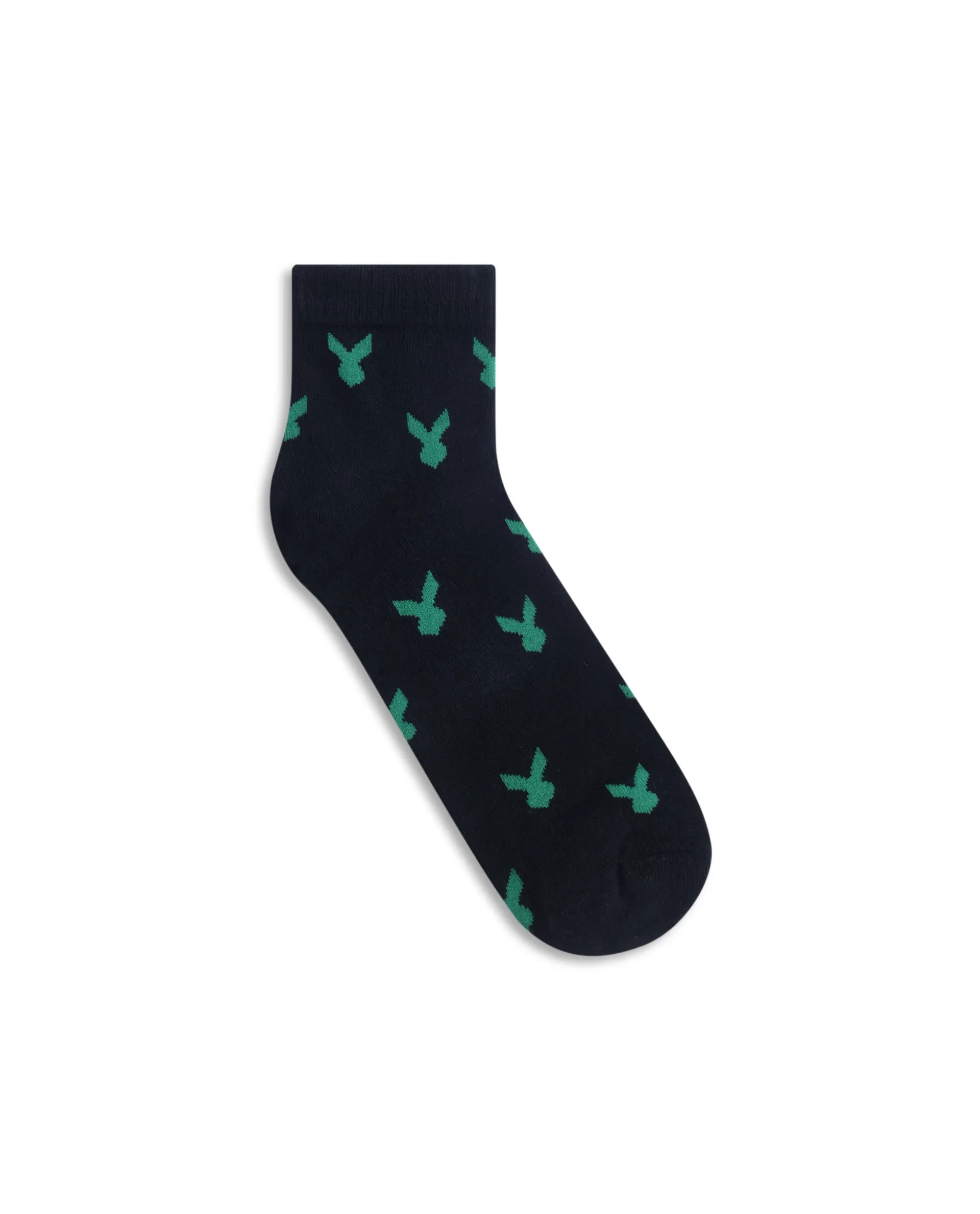 Rare Rabbit Men Loger - 2 Black High Ankle Socks - Image 2