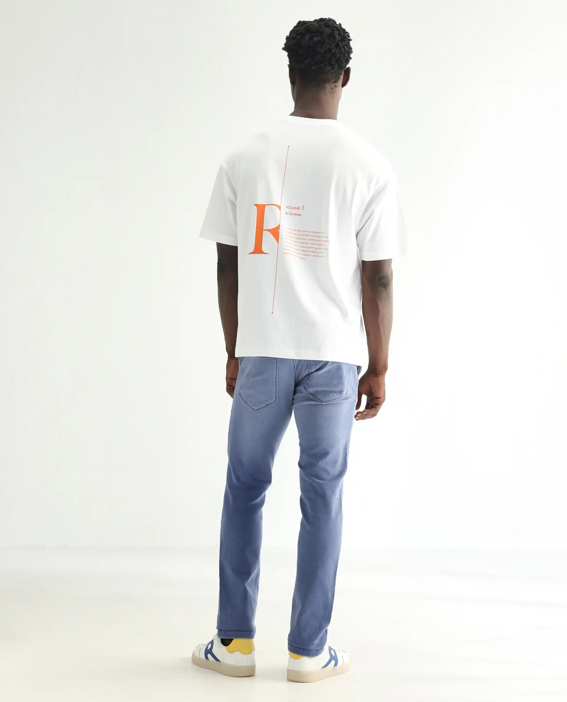 Rare Rabbit Men's Loja Blue Cotton Plain Hawk Slim Fit Jeans - Image 9