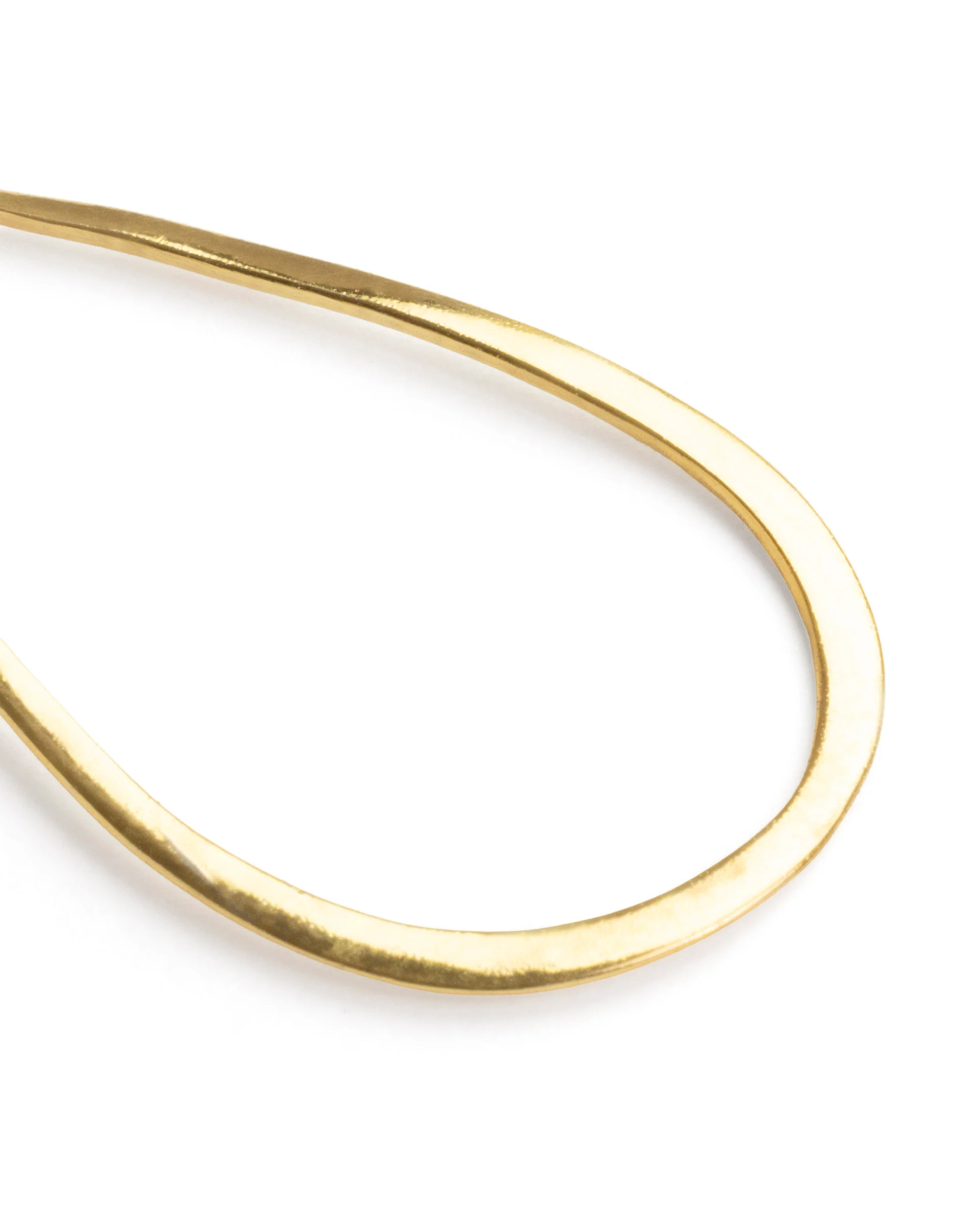 Rareism Women Loop Hoop Gold Earring - Image 4
