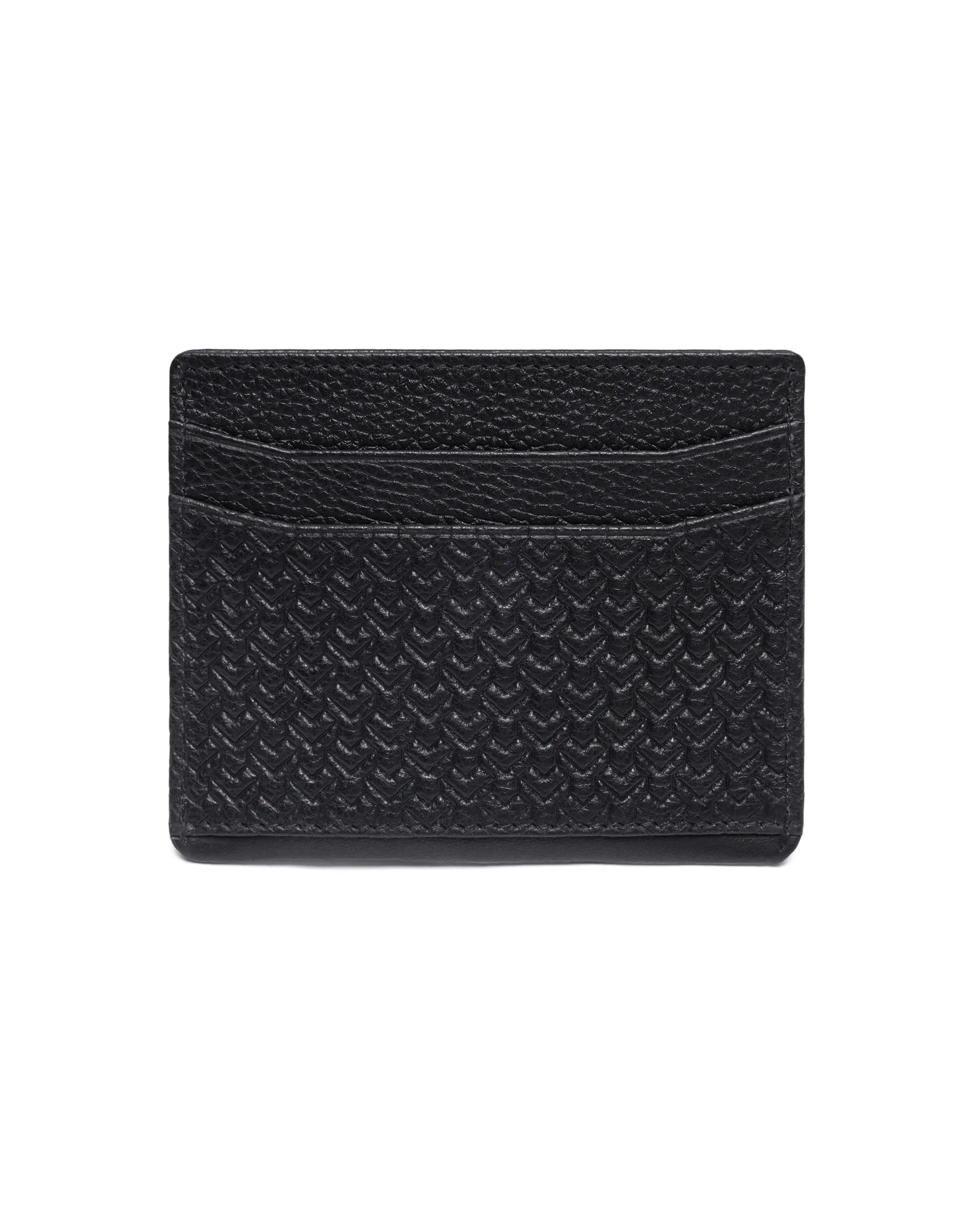 Rare Rabbit Men Lorent Black Leather Card Holder - Image 2