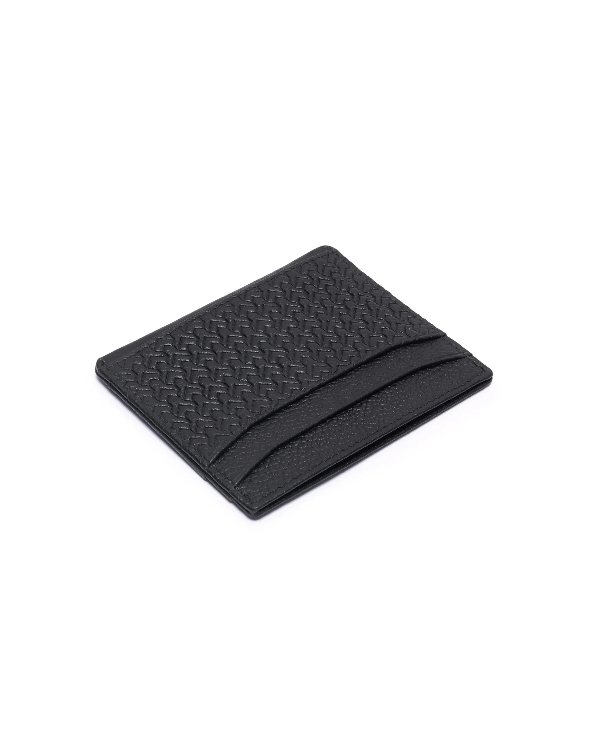 Rare Rabbit Men Lorent Black Leather Card Holder - Image 3