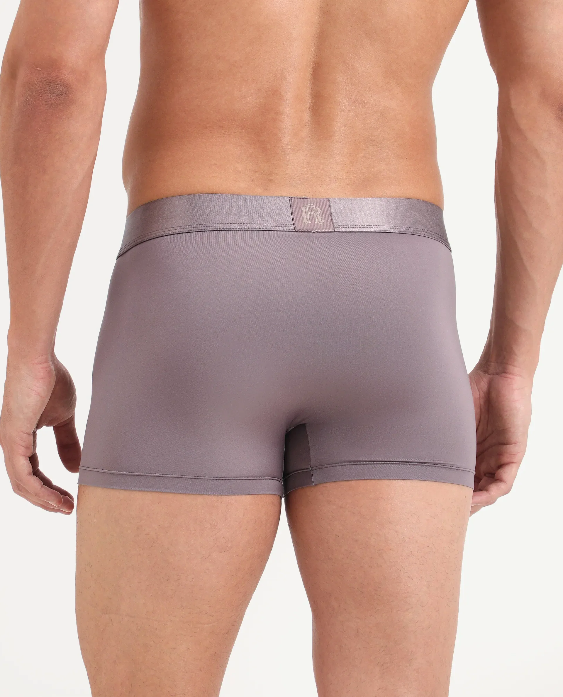 Rare Rabbit Men's Lovi Dusky Pink Soft Nylon Blend Trunks - Image 4