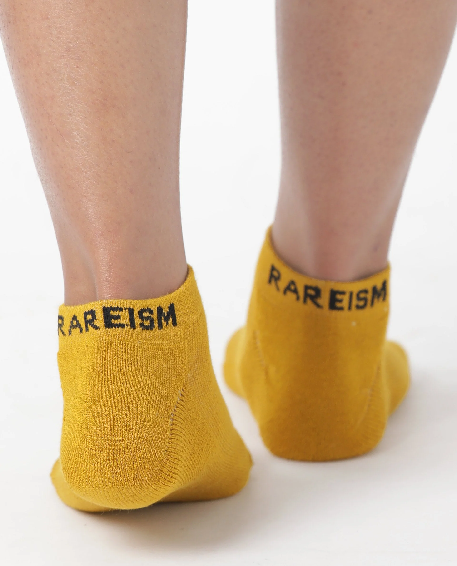 Rareism Womens Socks Mustard Organic Bamboo Fabric Low Ankle - Image 2
