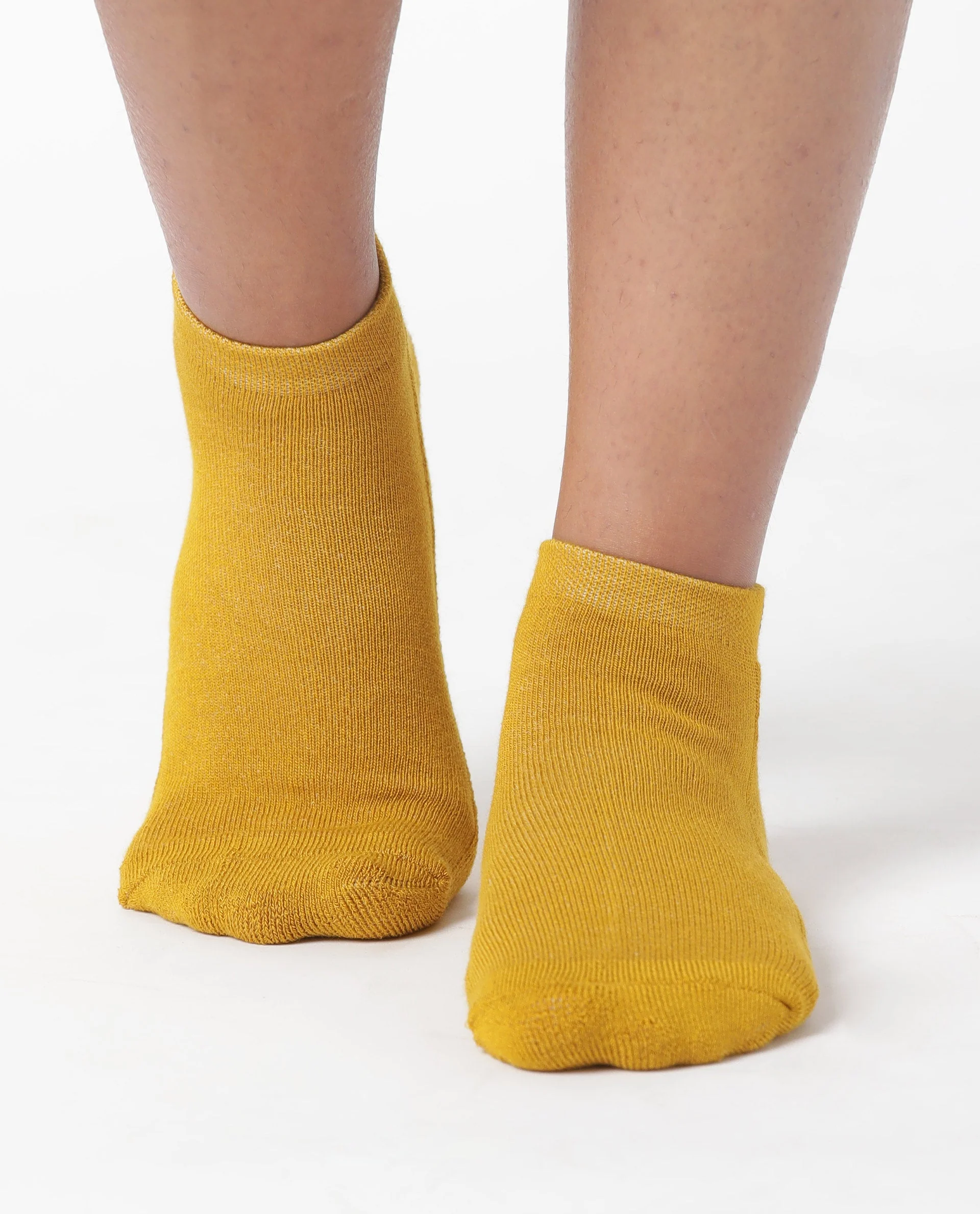 Rareism Womens Socks Mustard Organic Bamboo Fabric Low Ankle - Image 3