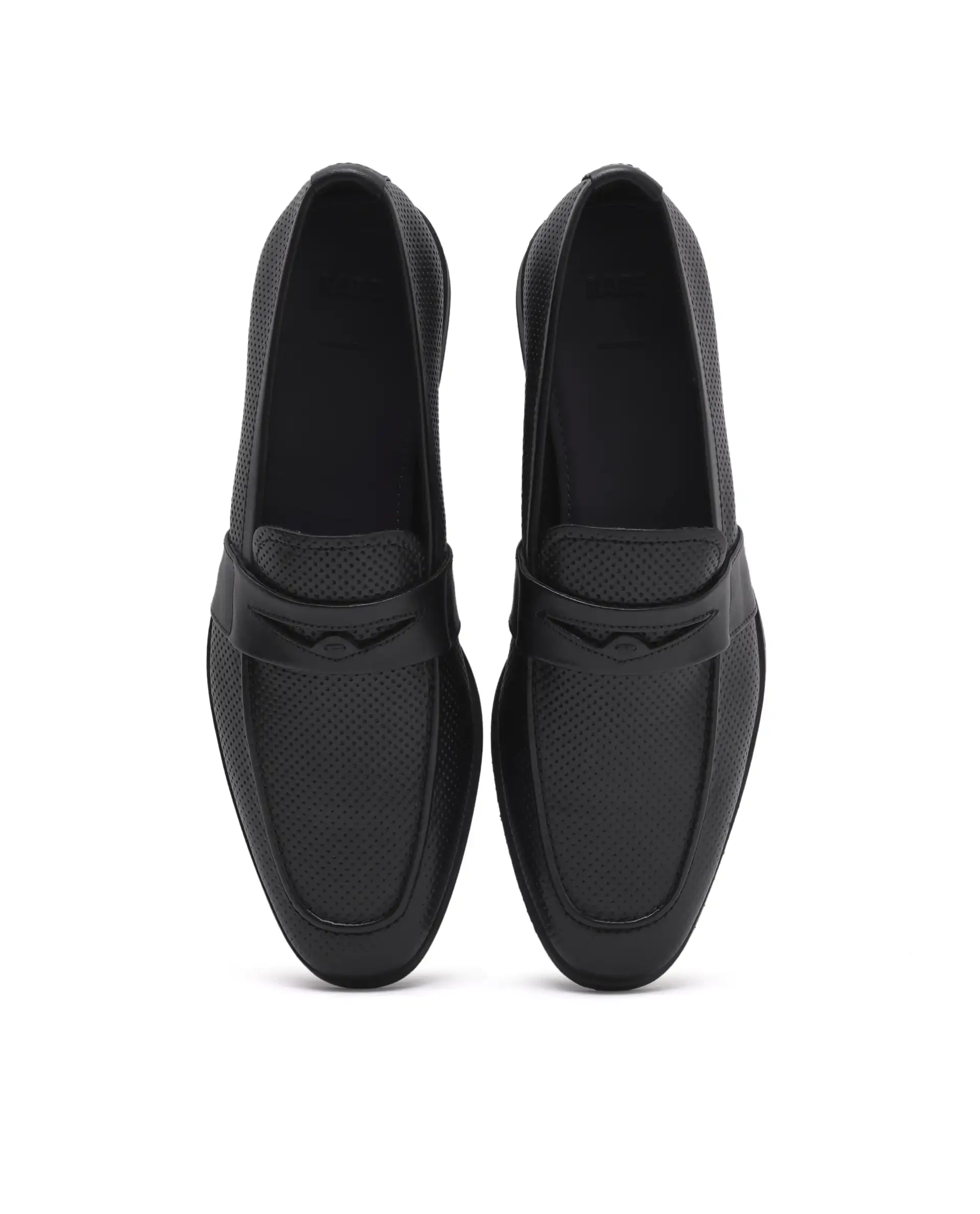 Rare Rabbit Men's Lucent Black Leather Mocassin - Image 5
