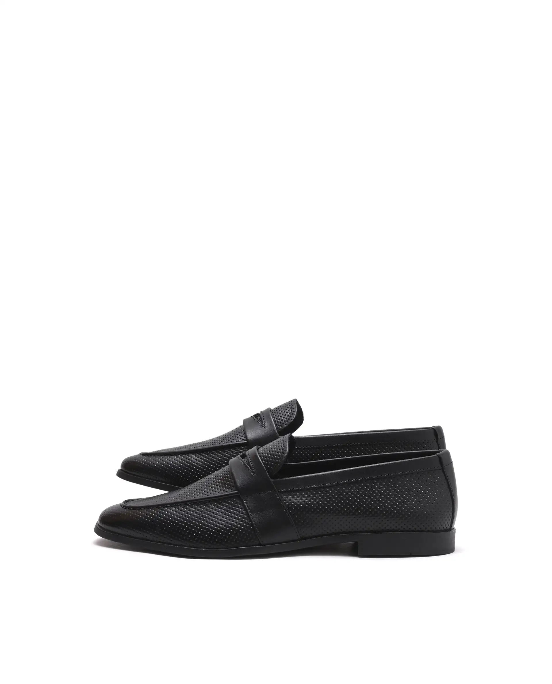 Rare Rabbit Men's Lucent Black Leather Mocassin - Image 7