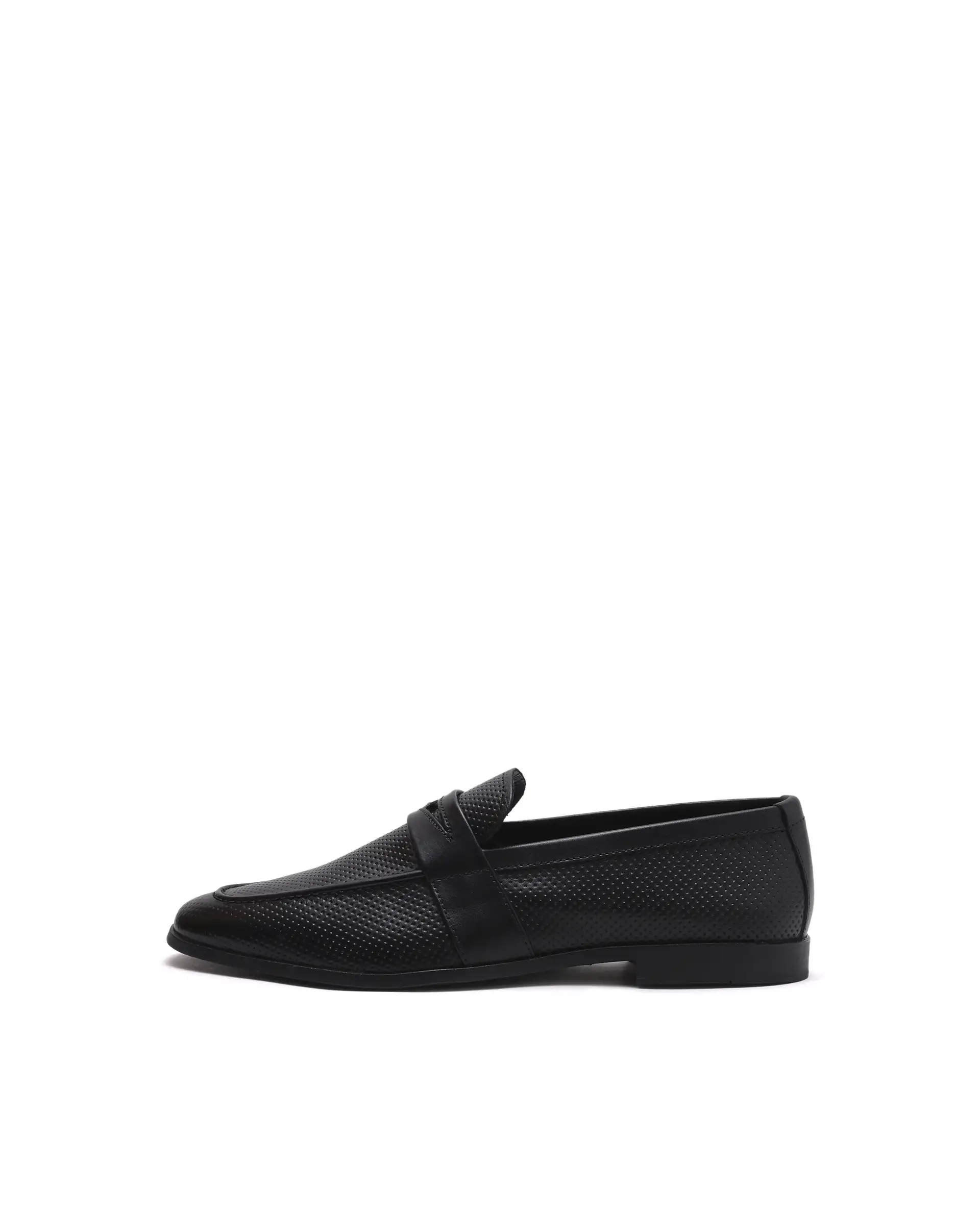 Rare Rabbit Men's Lucent Black Leather Mocassin - Image 8