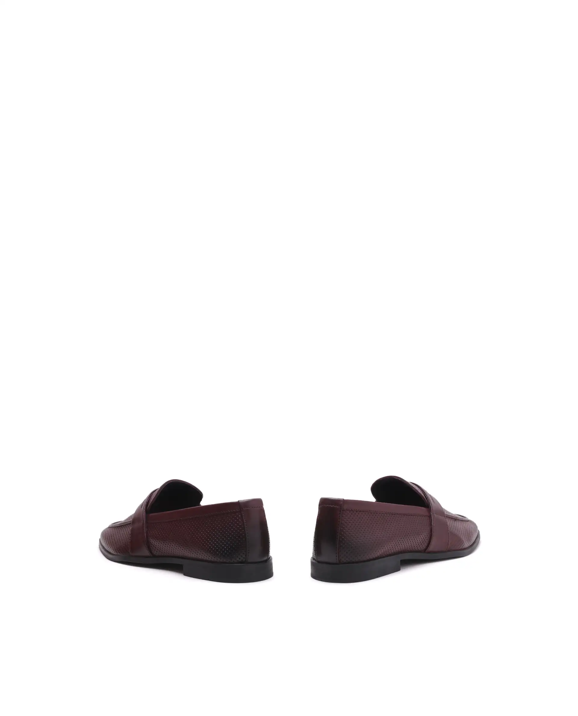 Rare Rabbit Men's Lucent Burgundy Leather Mocassin - Image 5