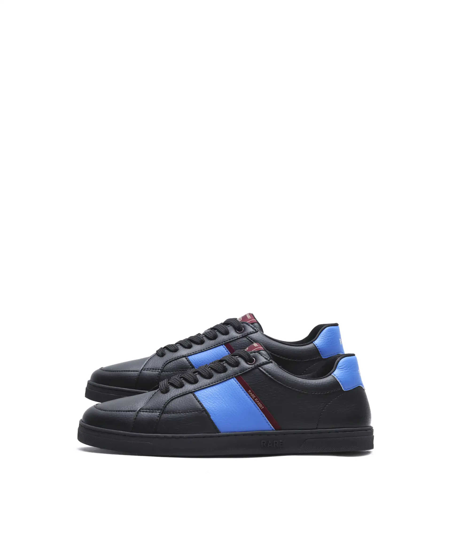 Rare Rabbit Men's Lunar Black Micro Fiber Leather Sneaker - Image 7