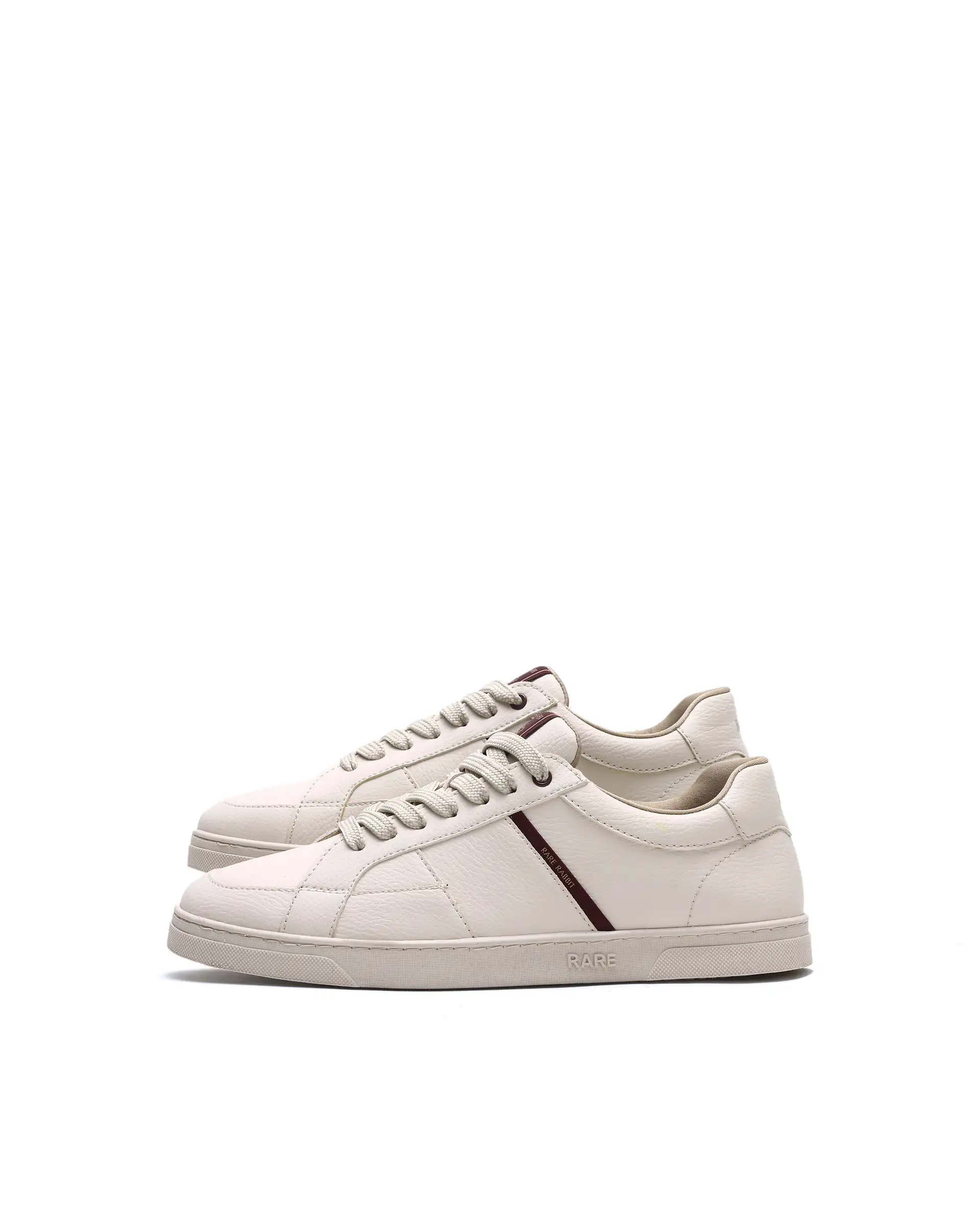 Rare Rabbit Men's Lunar Light Beige Micro Fiber Leather Sneaker - Image 7