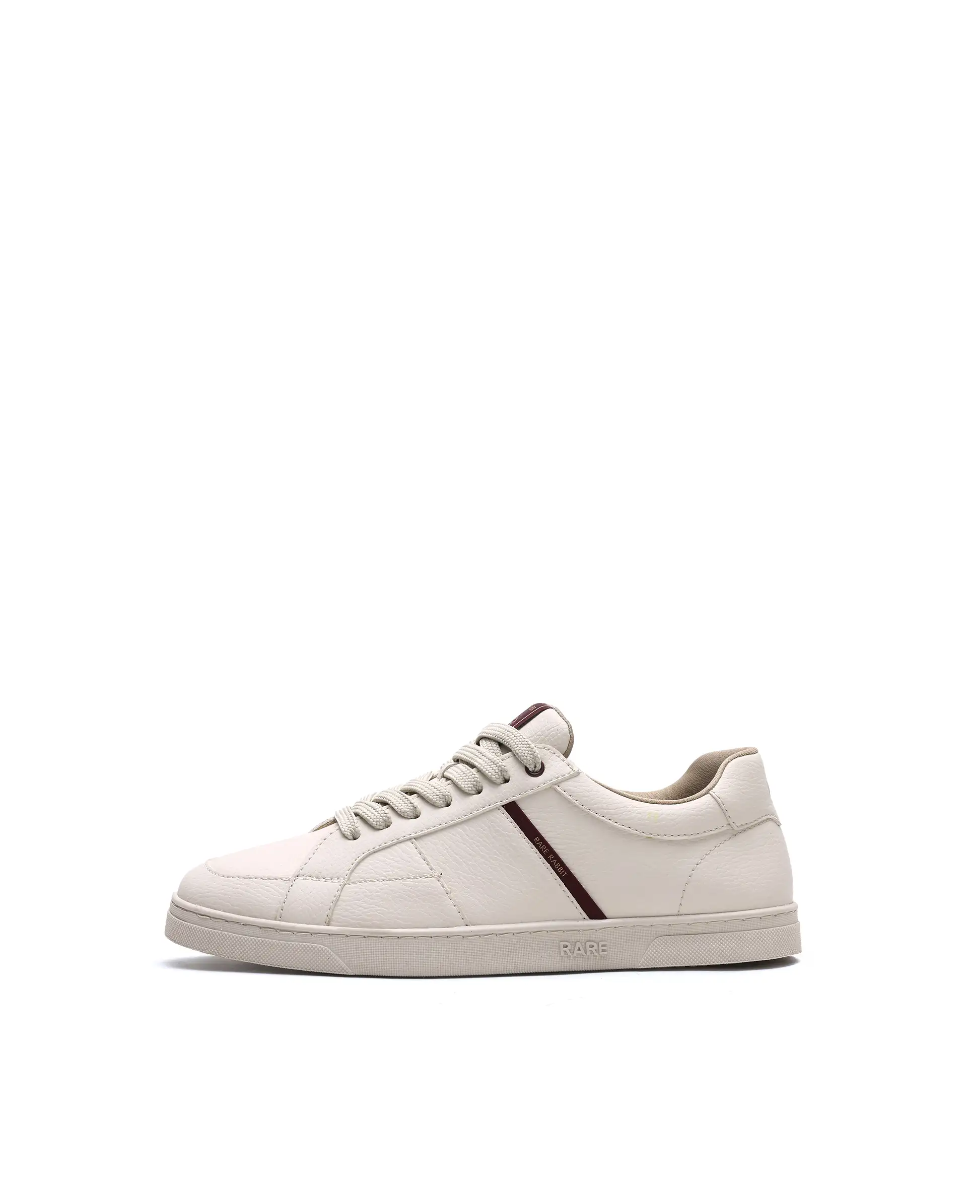 Rare Rabbit Men's Lunar Light Beige Micro Fiber Leather Sneaker - Image 8
