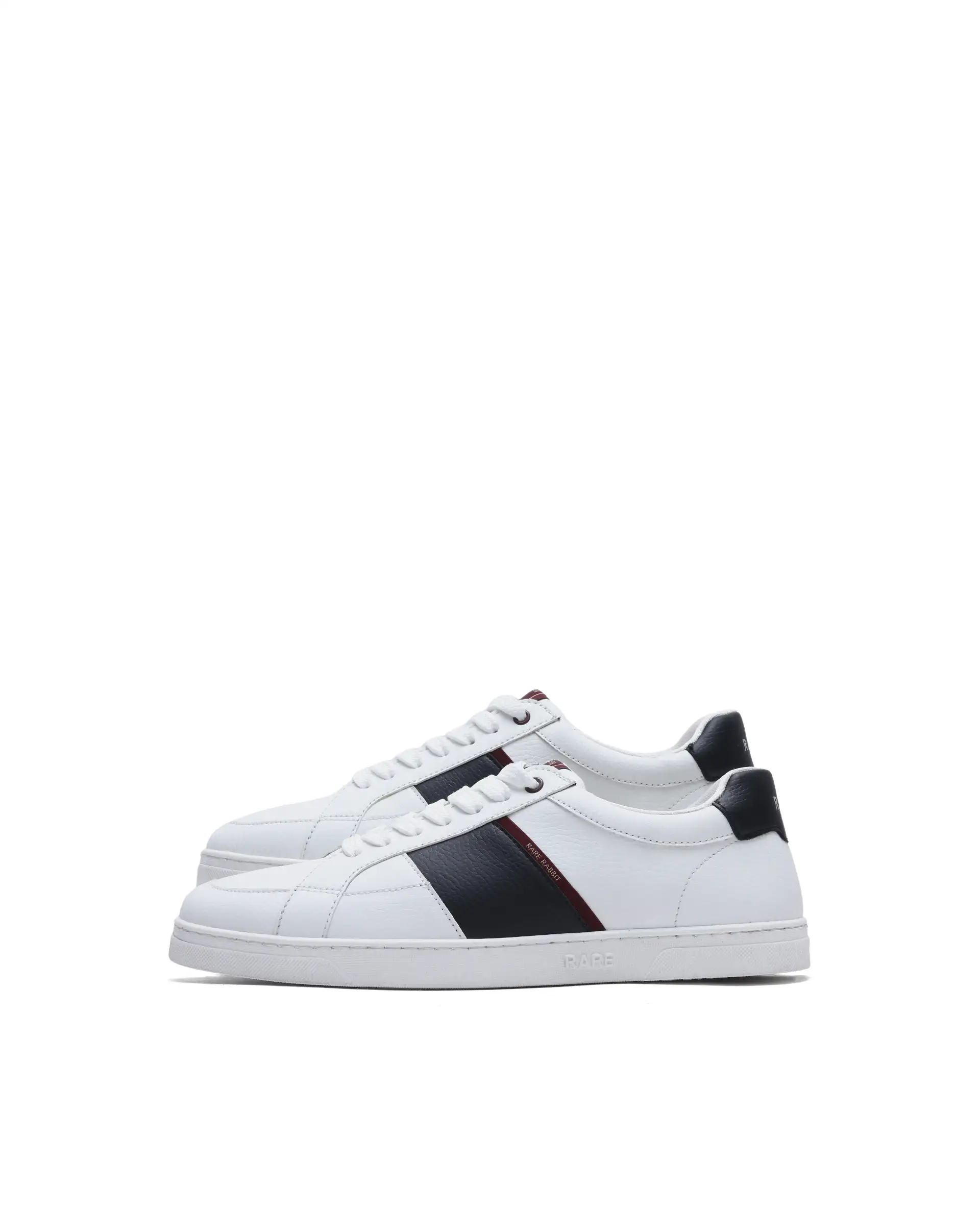 Rare Rabbit Men's Lunar White Micro Fiber Leather Sneaker - Image 6