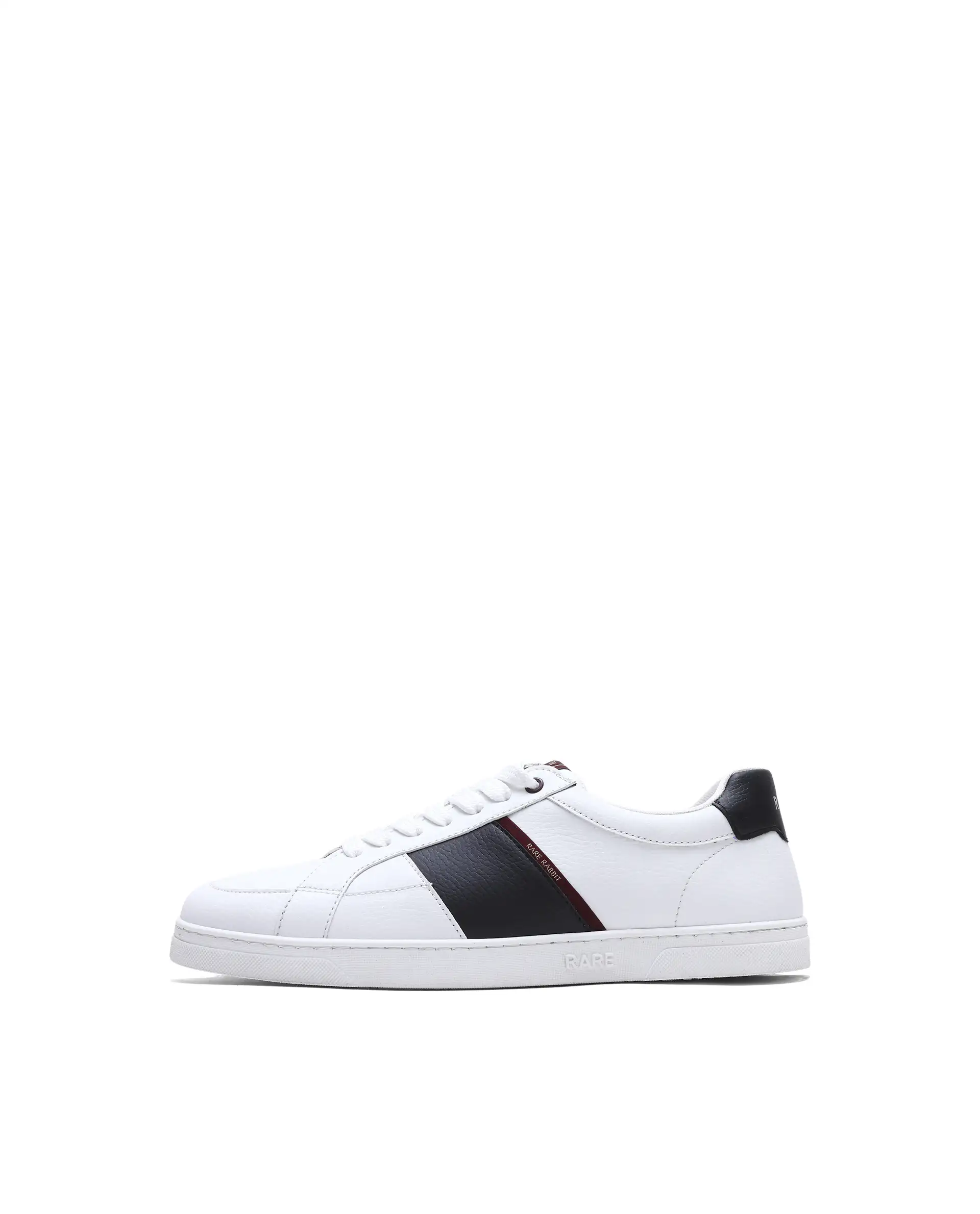 Rare Rabbit Men's Lunar White Micro Fiber Leather Sneaker - Image 8