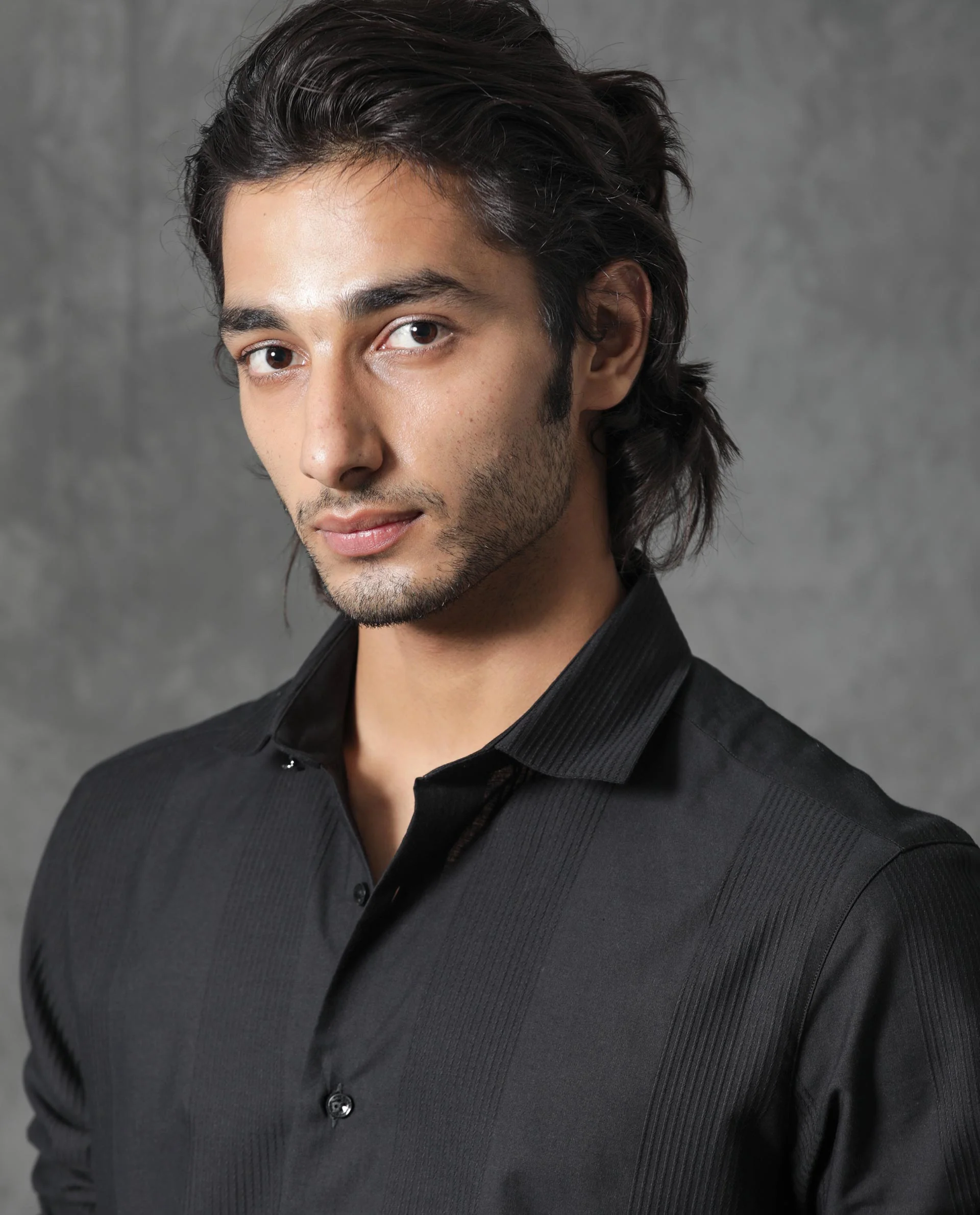 Rare Rabbit Men's Lurtz-1 Black Cotton Striped Print Tailored Fit Full Sleeve Collared Shirt - Image 6