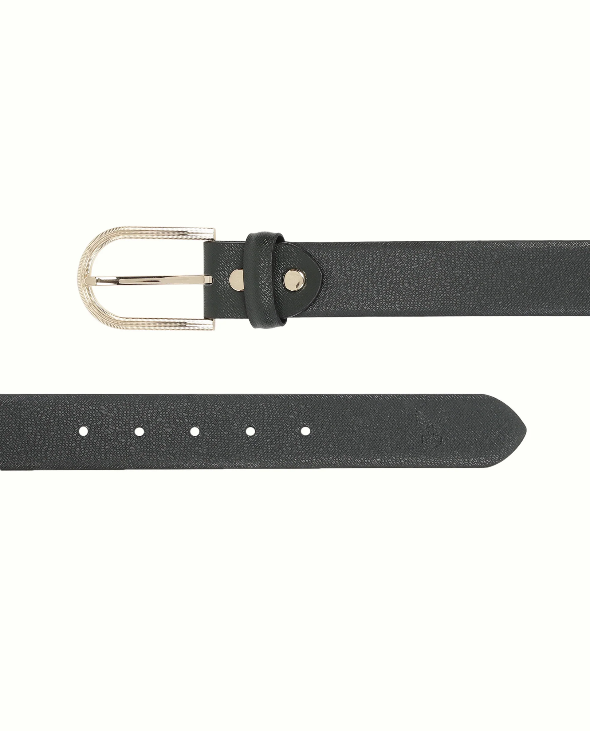 Rare Rabbit Men's Luxur Green Belts Leather Fabric - Image 3