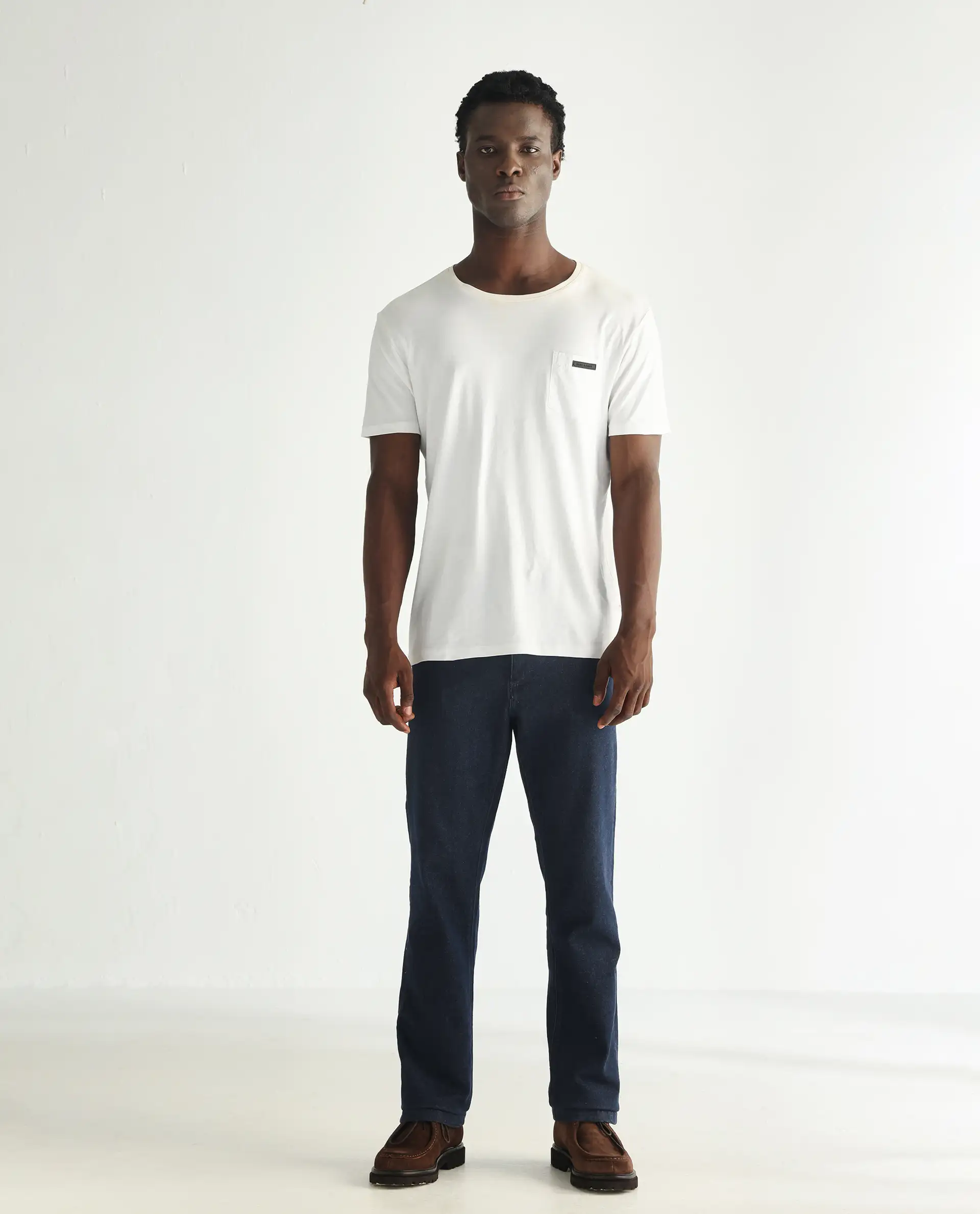 Rare Rabbit Men's Lyon Dark Navy Cotton Plain Hawk Slim Fit Jeans - Image 3