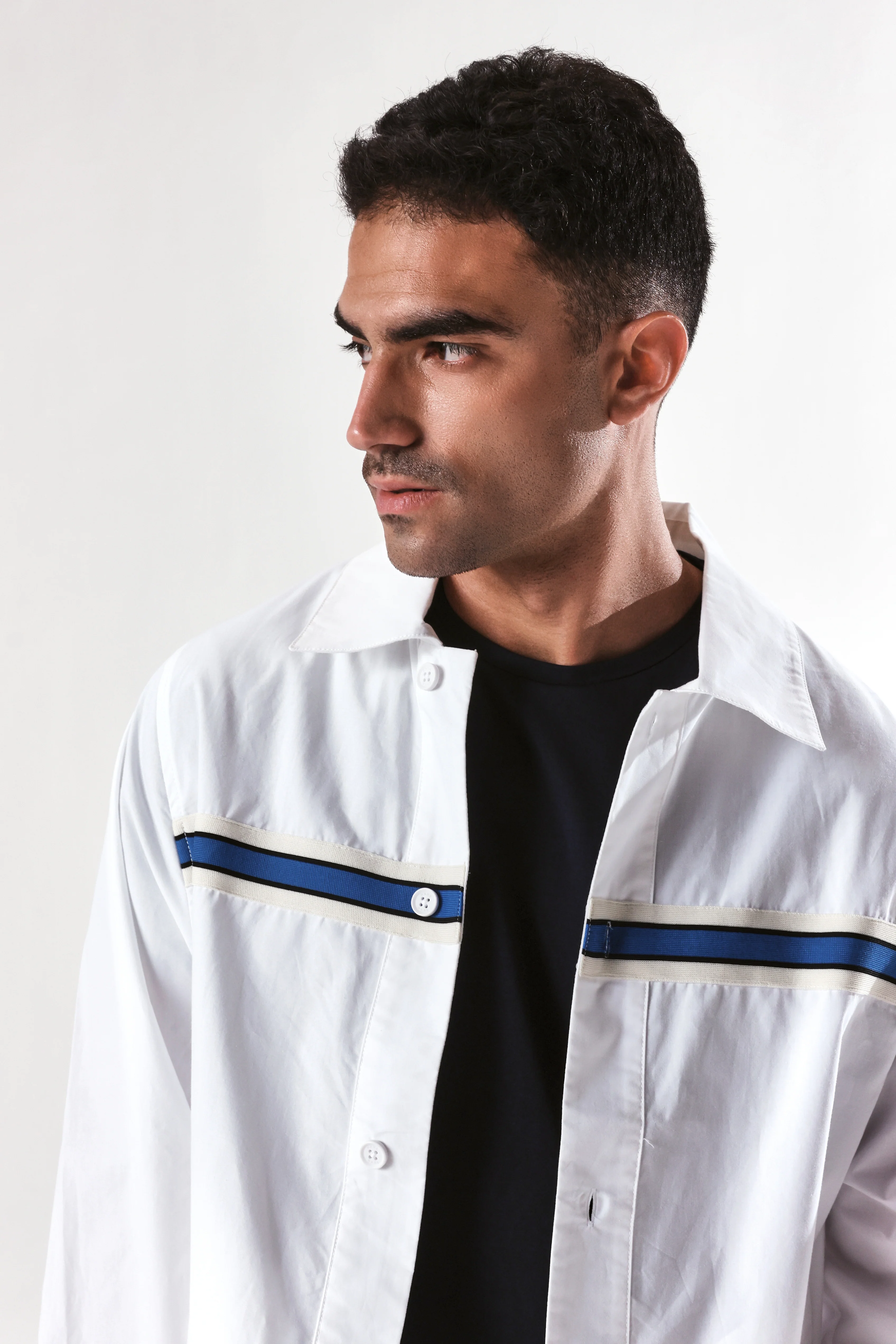 Rare Rabbit Men's Macon-S White Cotton Plain Regular Fit Full Sleeve Collared Shirt - Image 6
