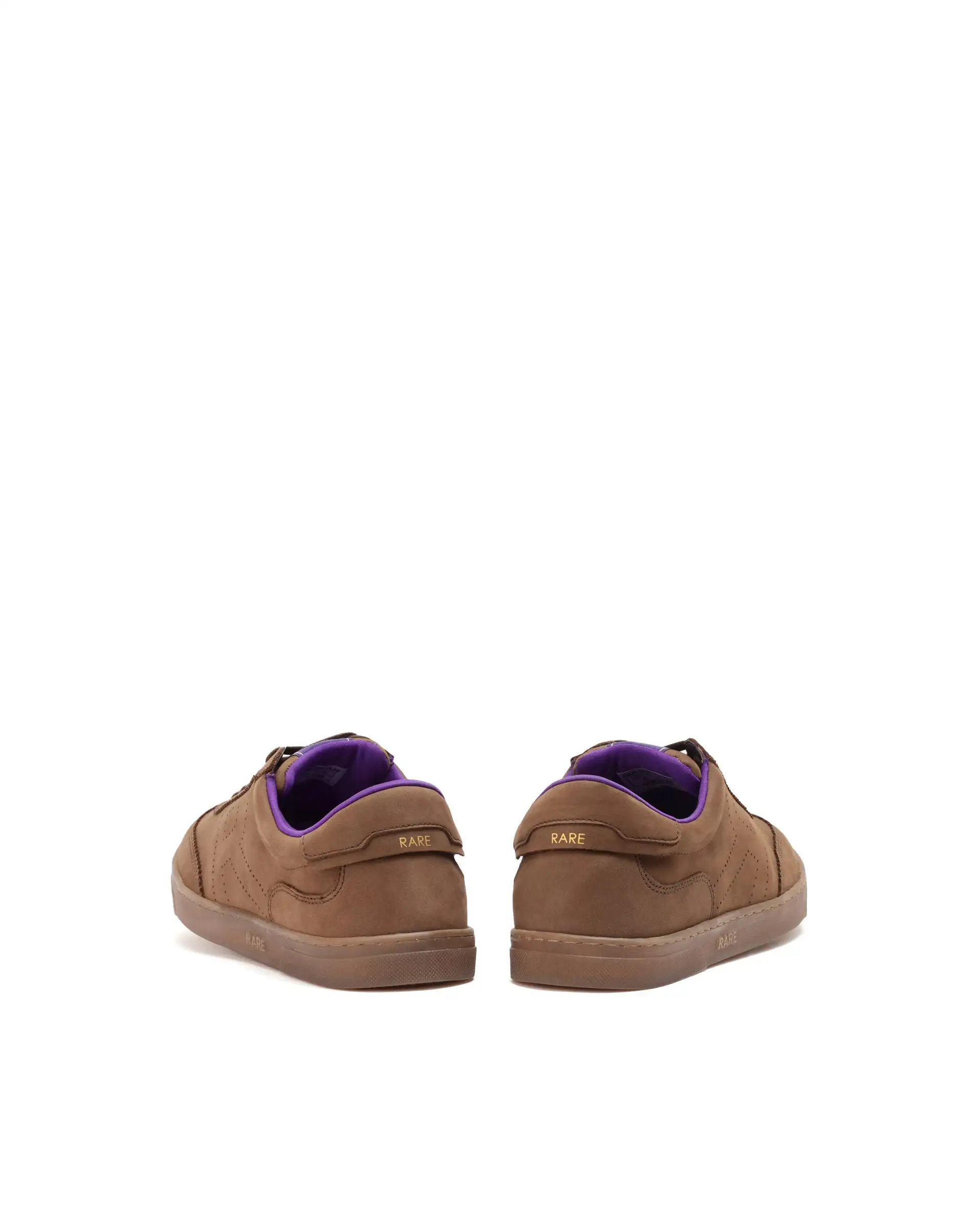 Rare Rabbit Mens Magellan Brown Premium Nubuck Lace Up Low Top Round Toe Sneaker Shoes - Image 6