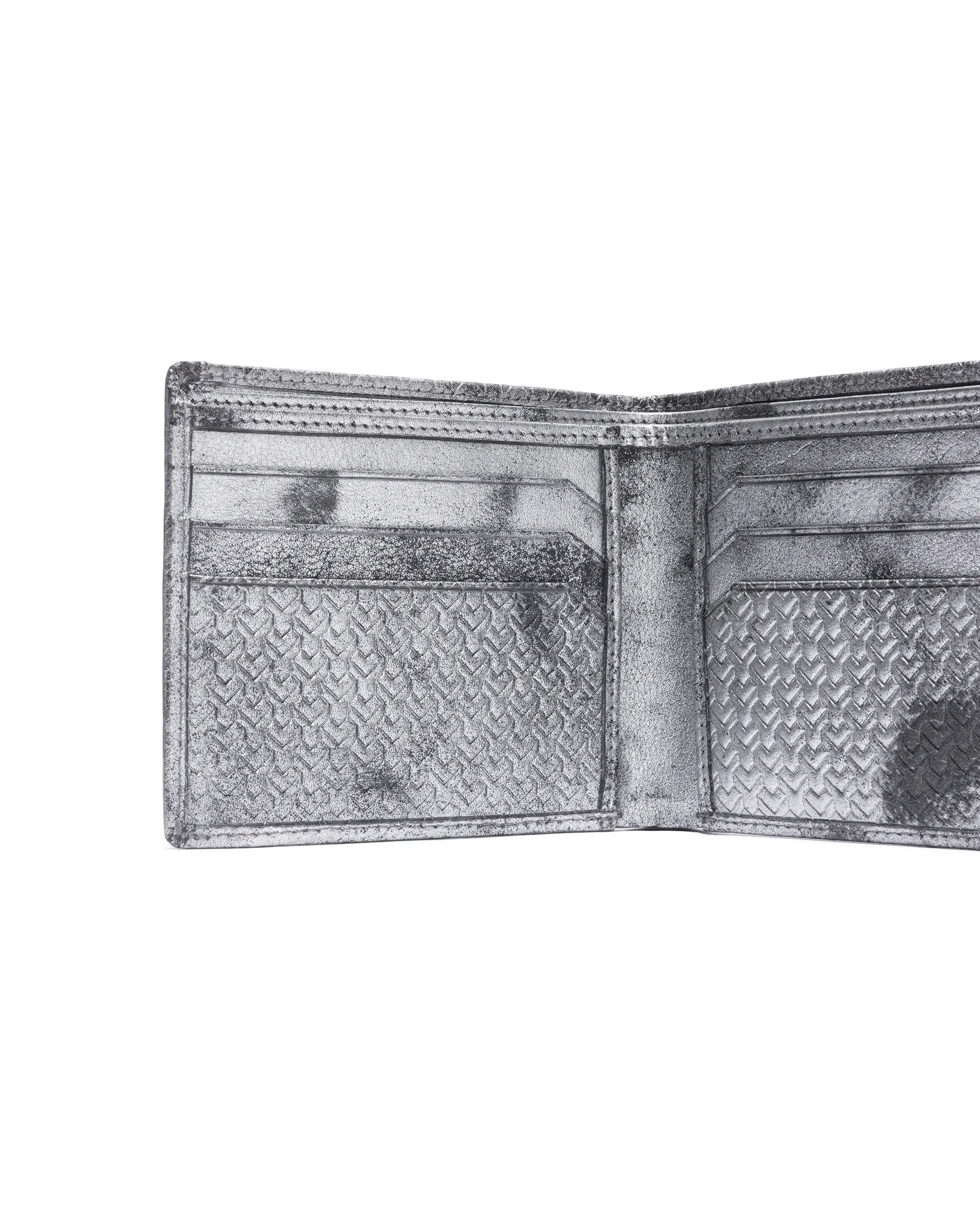 Rare Rabbit Men Mahris Metallic Foil Leather Wallet - Image 3