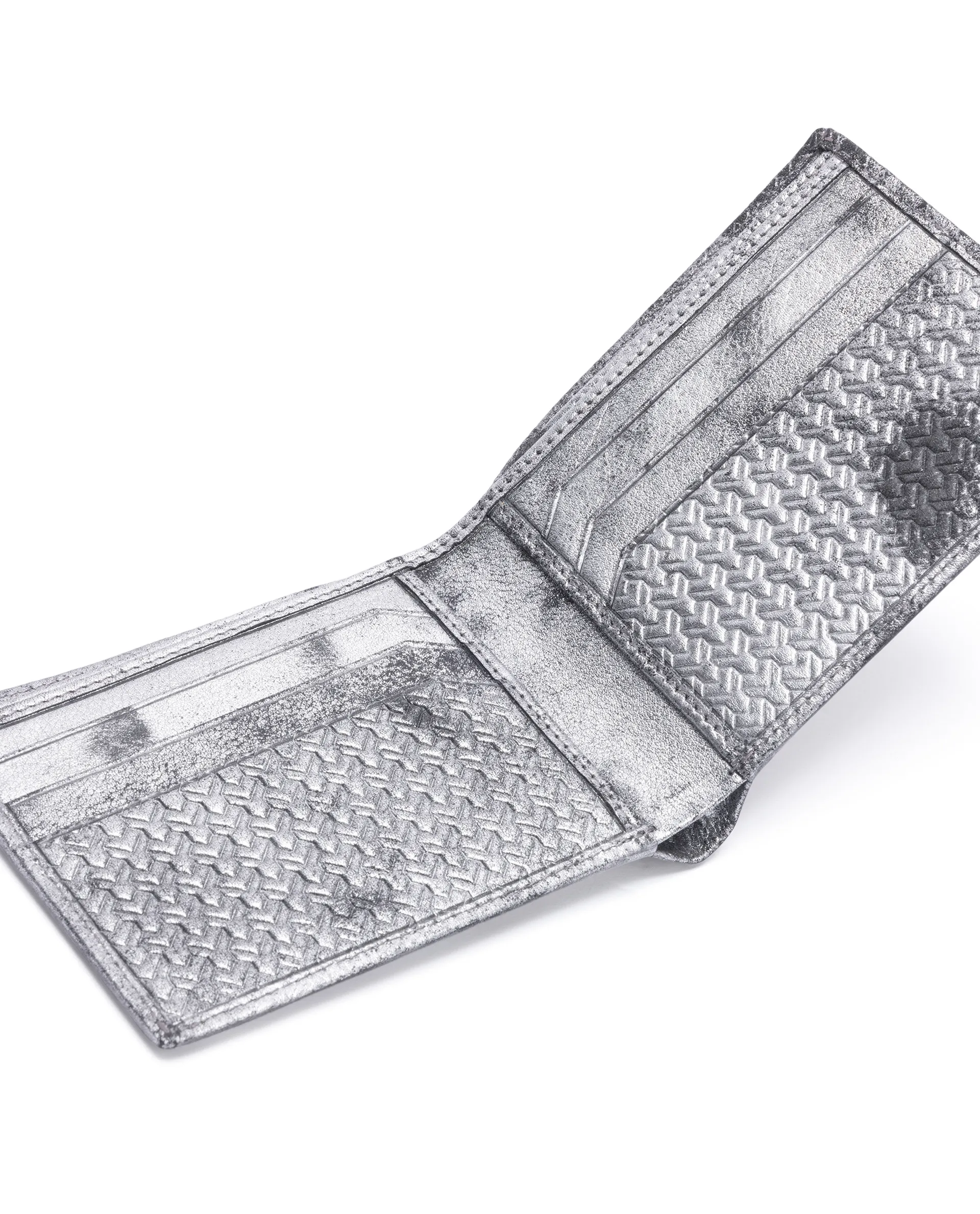 Rare Rabbit Men Mahris Metallic Foil Leather Wallet - Image 4