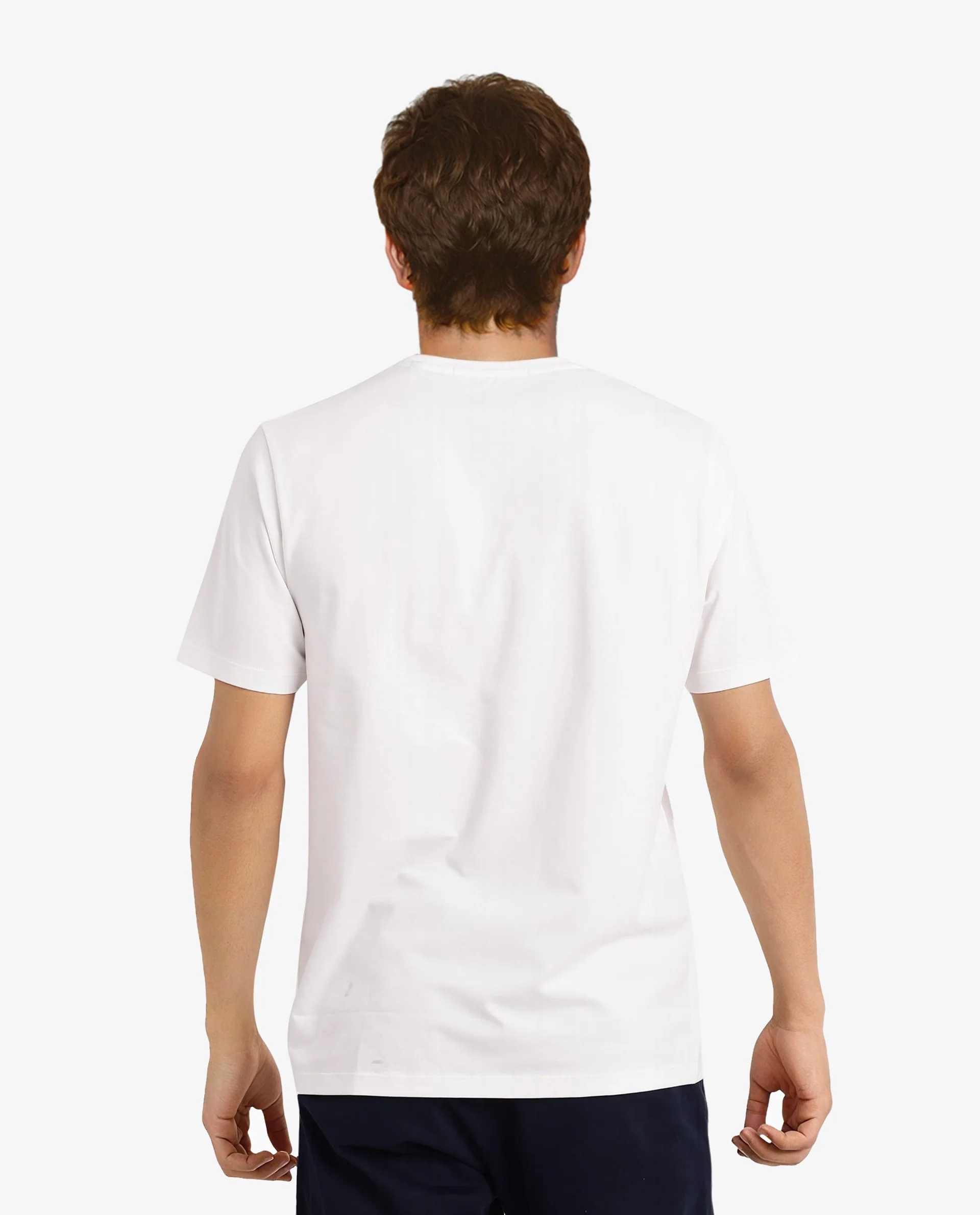 Rare Rabbit Men's Make Off White Cotton Graphic Print Regular Fit Half Sleeve Crew Neck T-Shirt - Image 6
