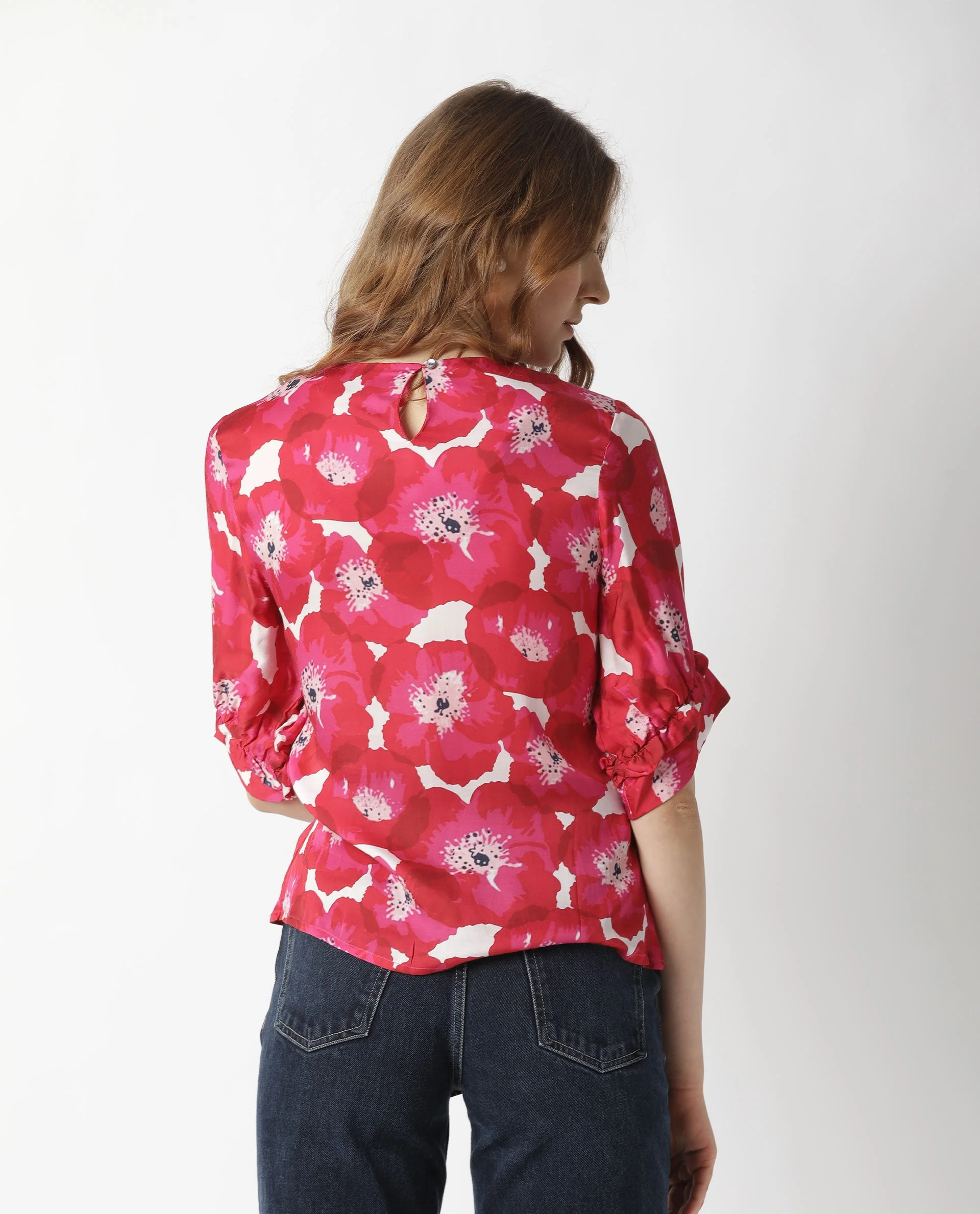 Rareism Women's Mall Red Top - Image 7