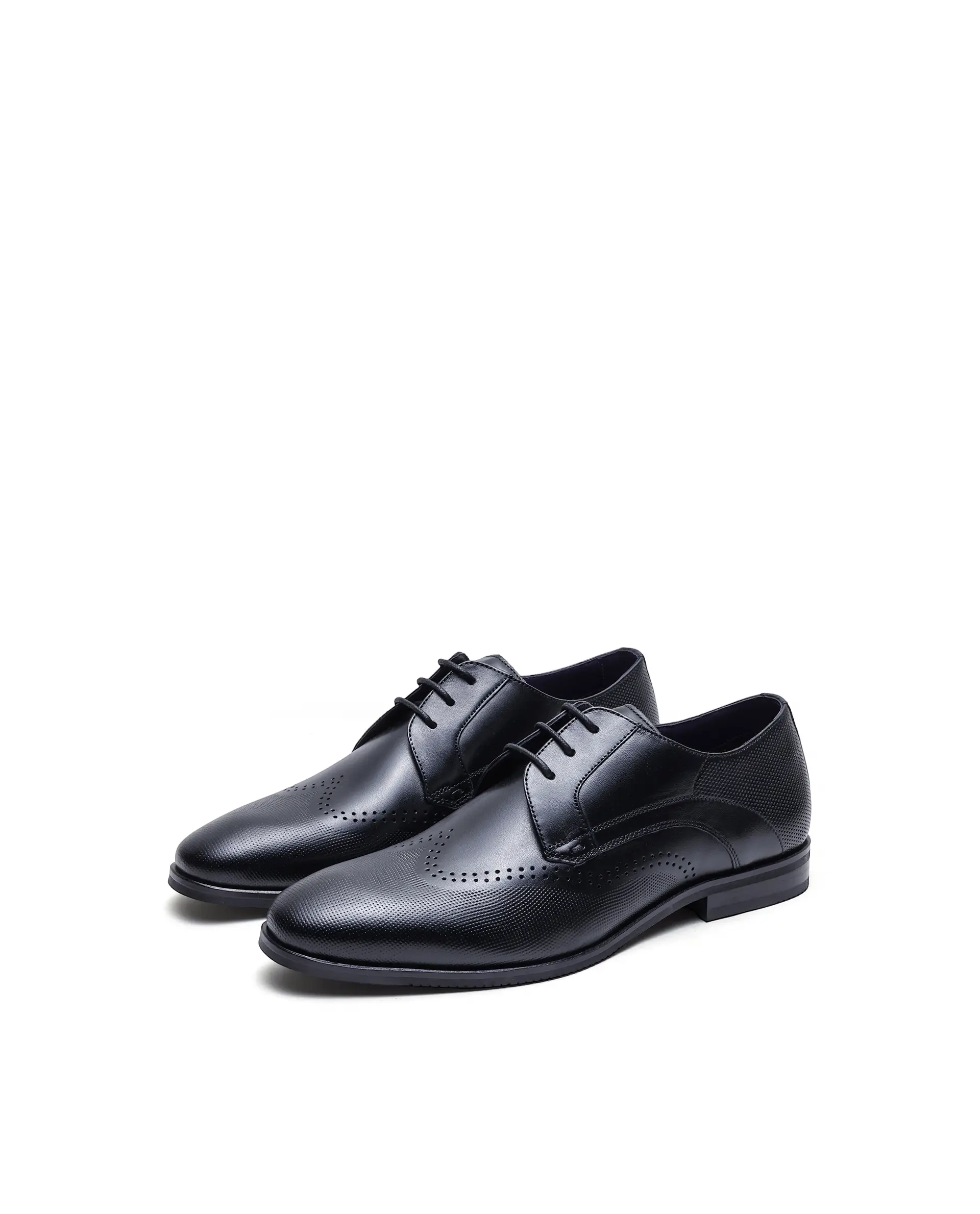Rare Rabbit Men's Marcello Black Leather Formal - Image 2