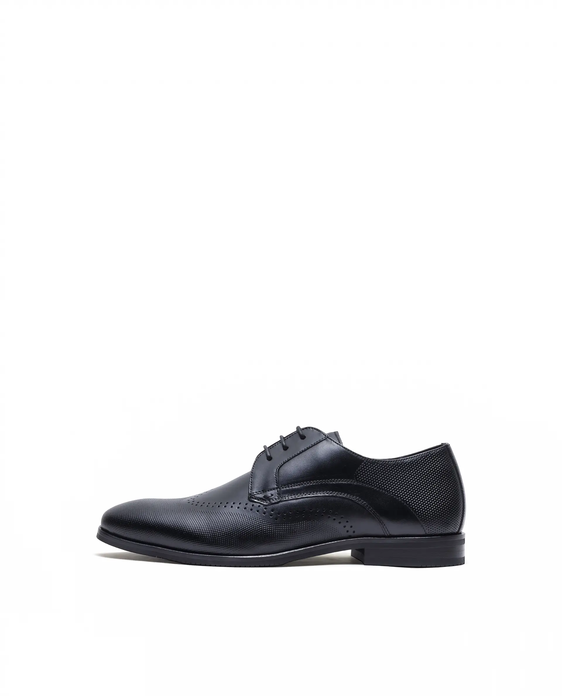 Rare Rabbit Men's Marcello Black Leather Formal - Image 3