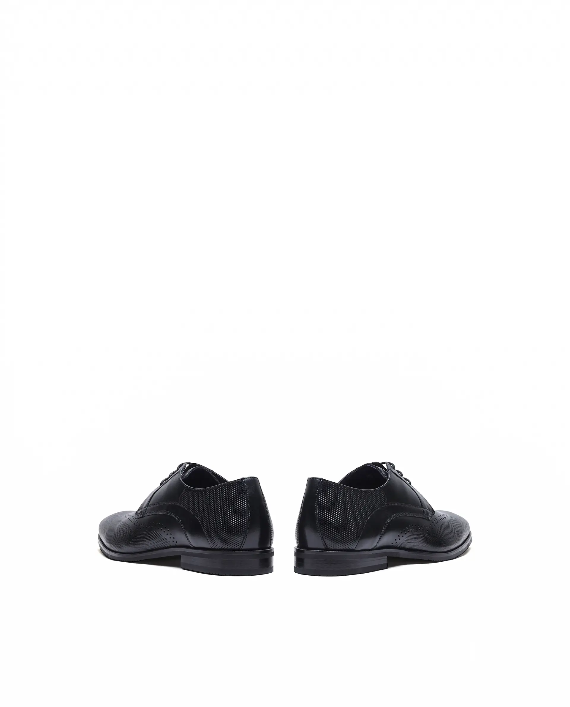 Rare Rabbit Men's Marcello Black Leather Formal - Image 5