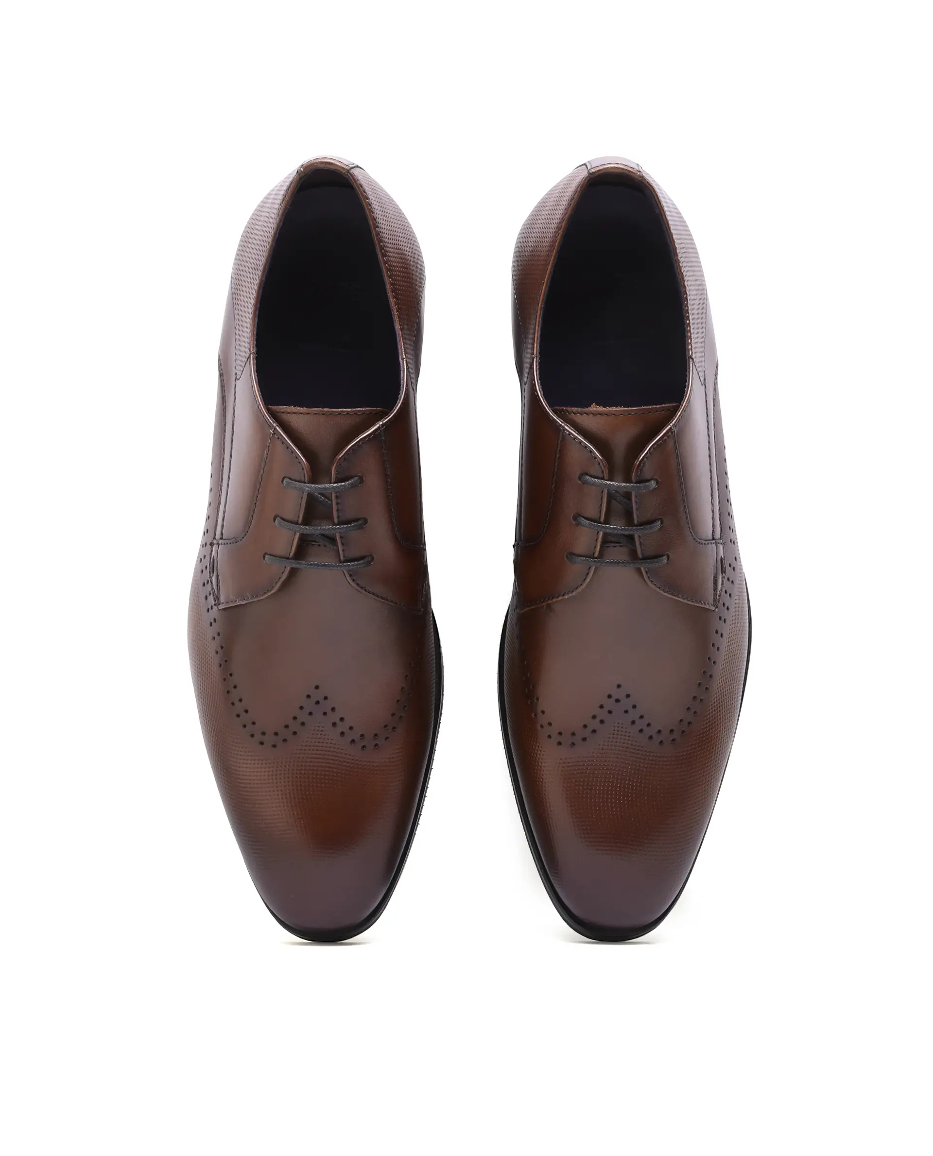 Rare Rabbit Men's Marcello Wood Leather Formal - Image 4