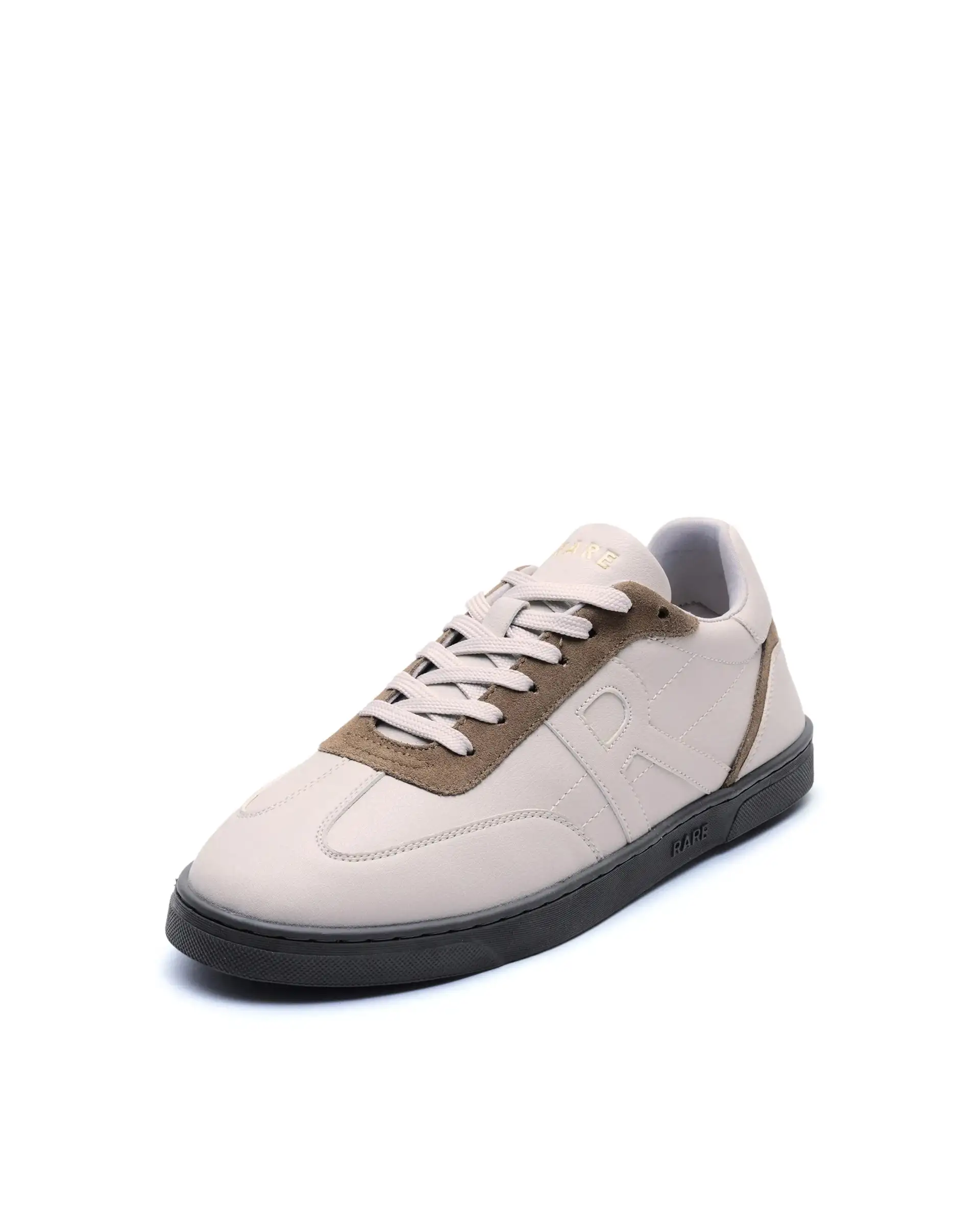 Rare Rabbit Men's Marco Brown Micro Leather Sneaker - Image 4