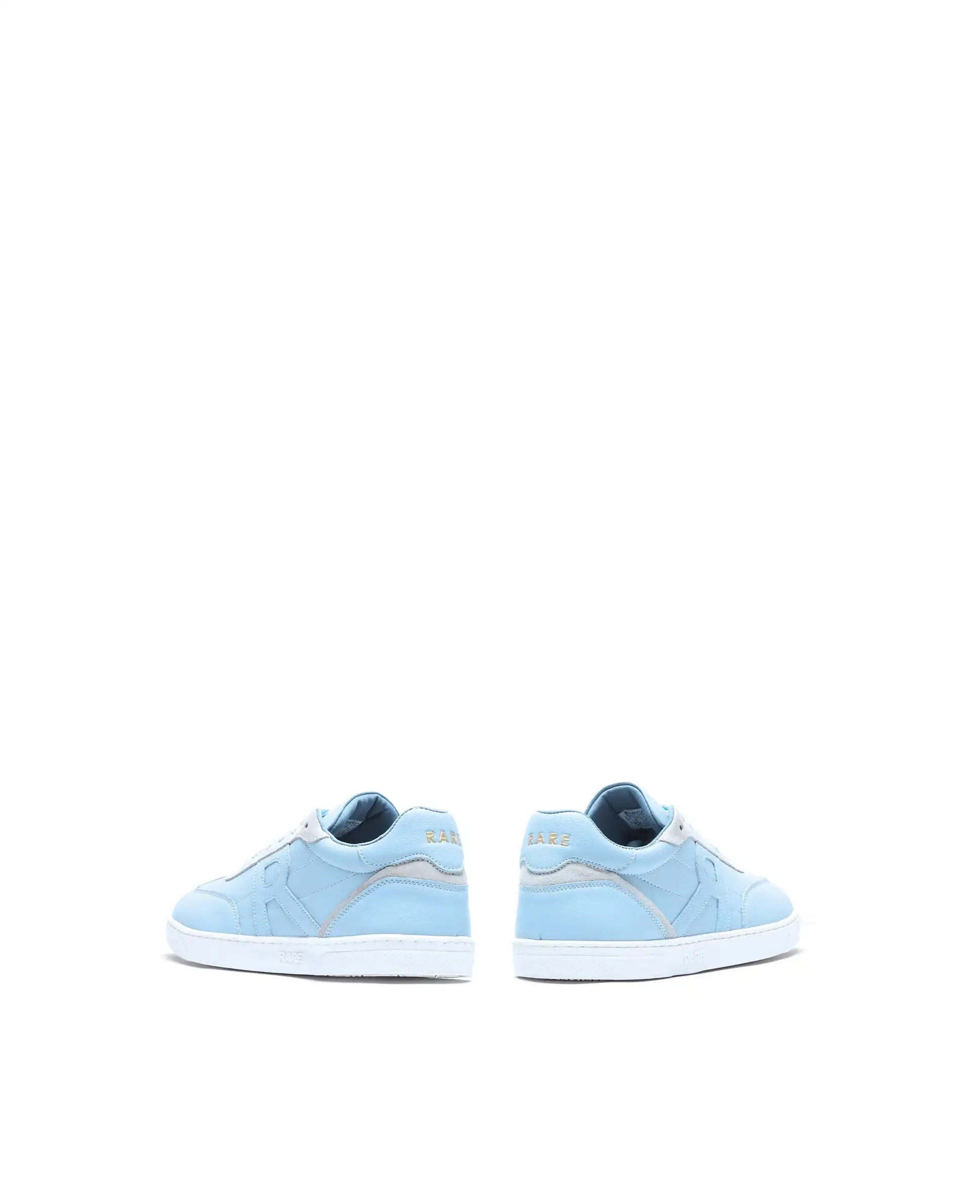 Rare Rabbit Men's Marco Light Blue Micro Leather Sneaker - Image 4