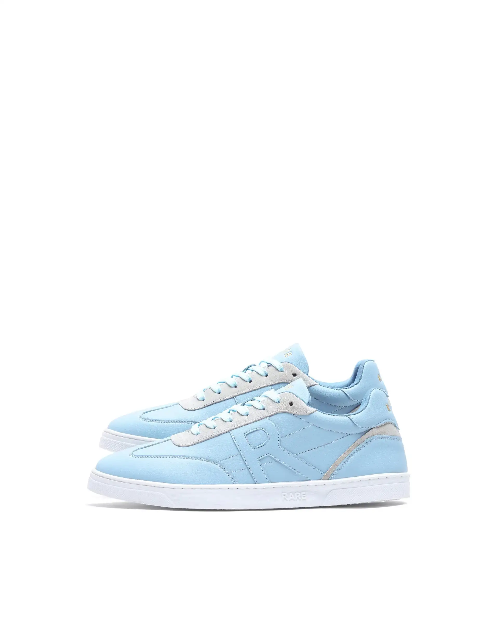 Rare Rabbit Men's Marco Light Blue Micro Leather Sneaker - Image 5