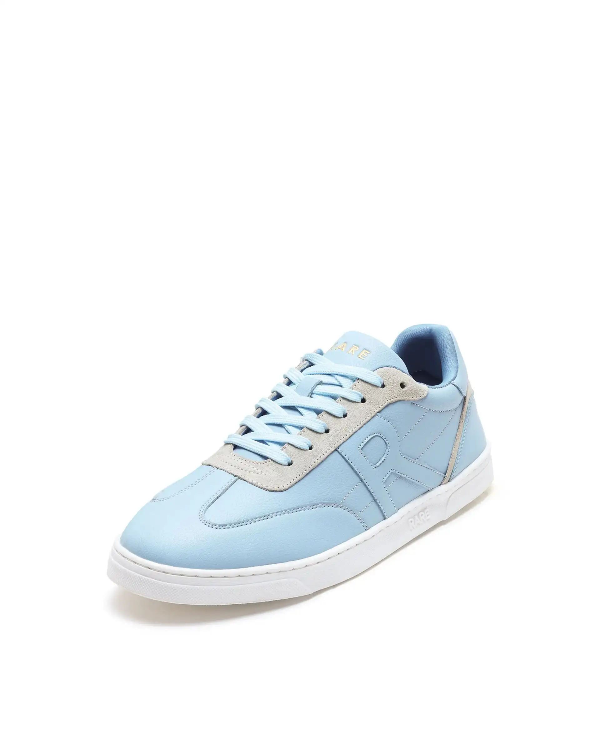 Rare Rabbit Men's Marco Light Blue Micro Leather Sneaker - Image 6