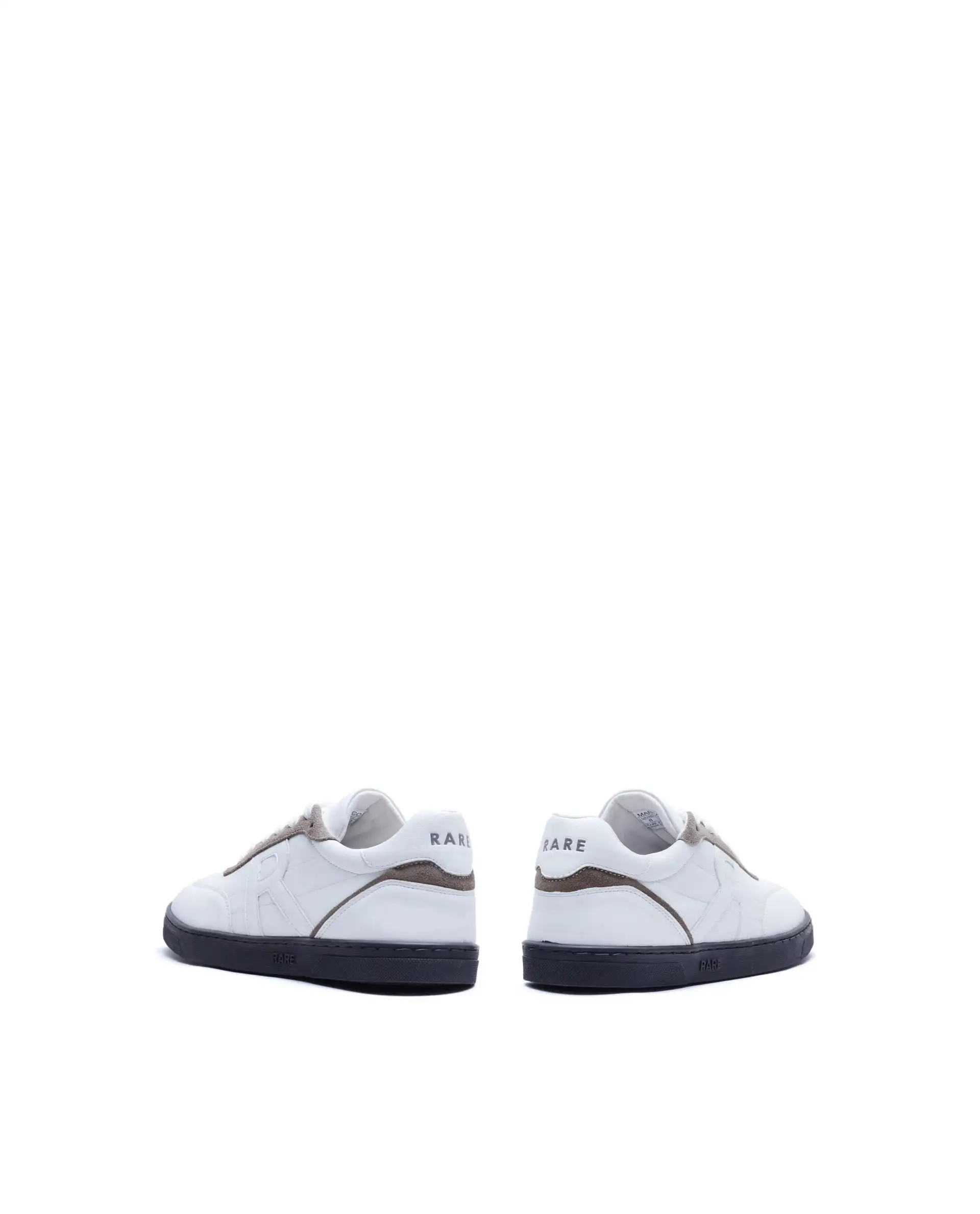 Rare Rabbit Men's Marco White Micro Leather Sneaker - Image 5
