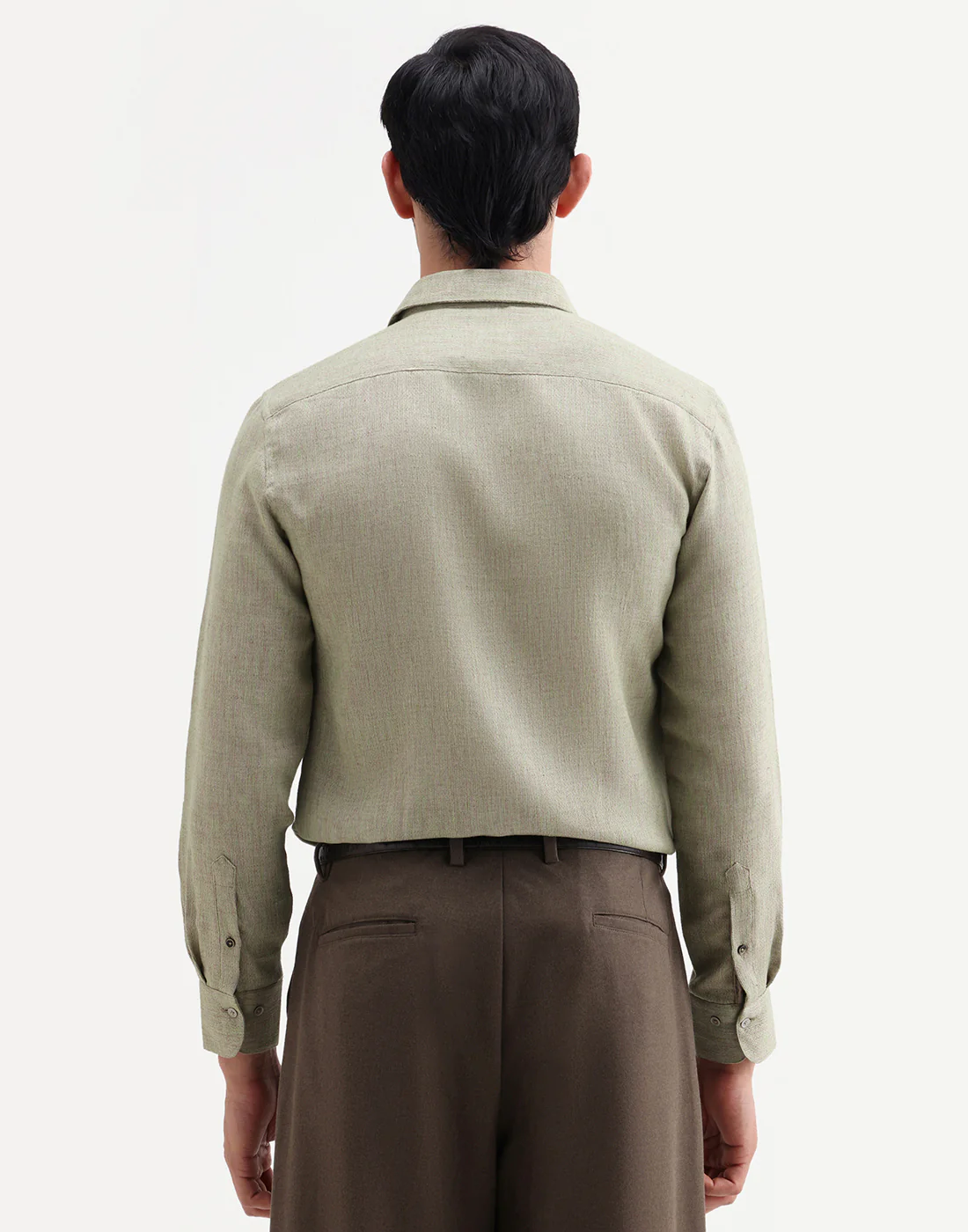 Rare Rabbit Men's Marin Off White Cotton Full Sleeve Spread Collar Regular Fit Checked Shirt - Image 7