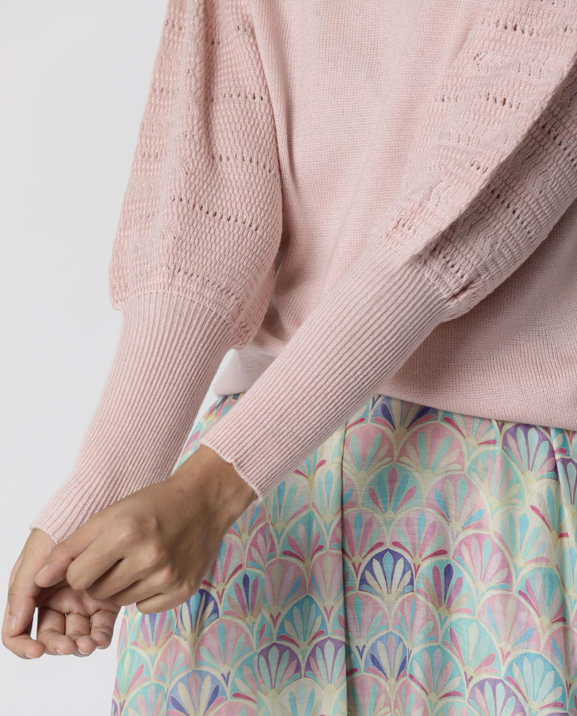 Rareism Women Marina Pink Top Full Sleeves - Image 4