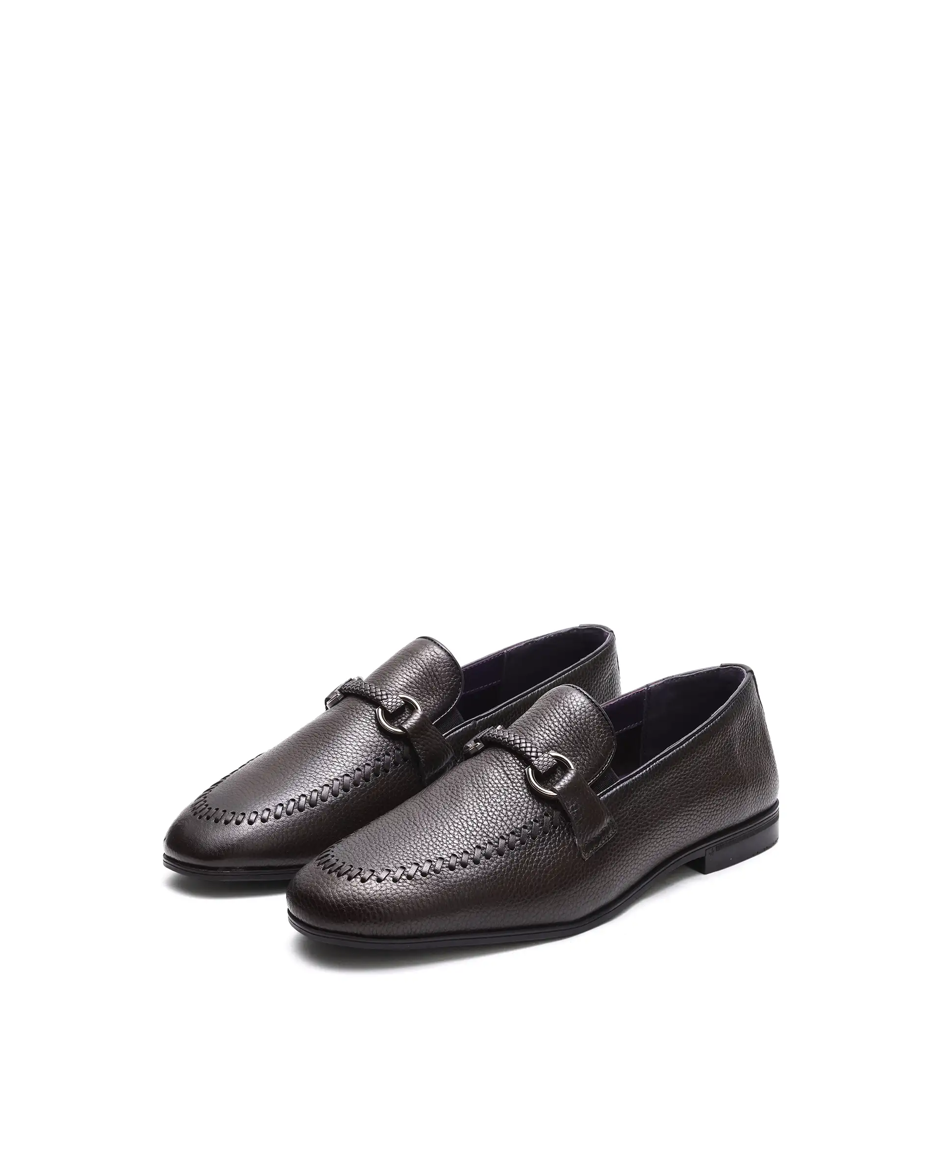 Rare Rabbit Men's Mario Brown Leather Mocassin - Image 2