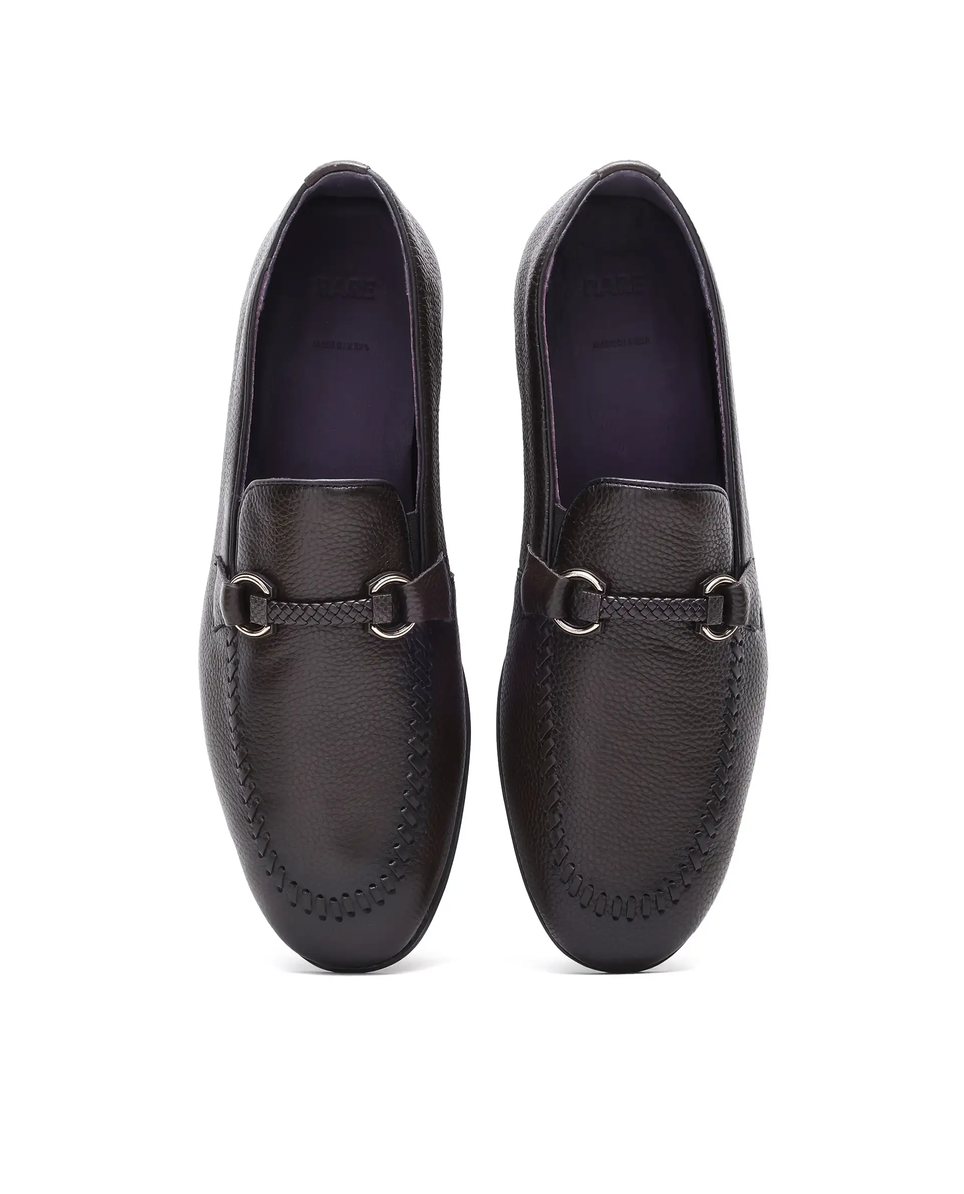 Rare Rabbit Men's Mario Brown Leather Mocassin - Image 4