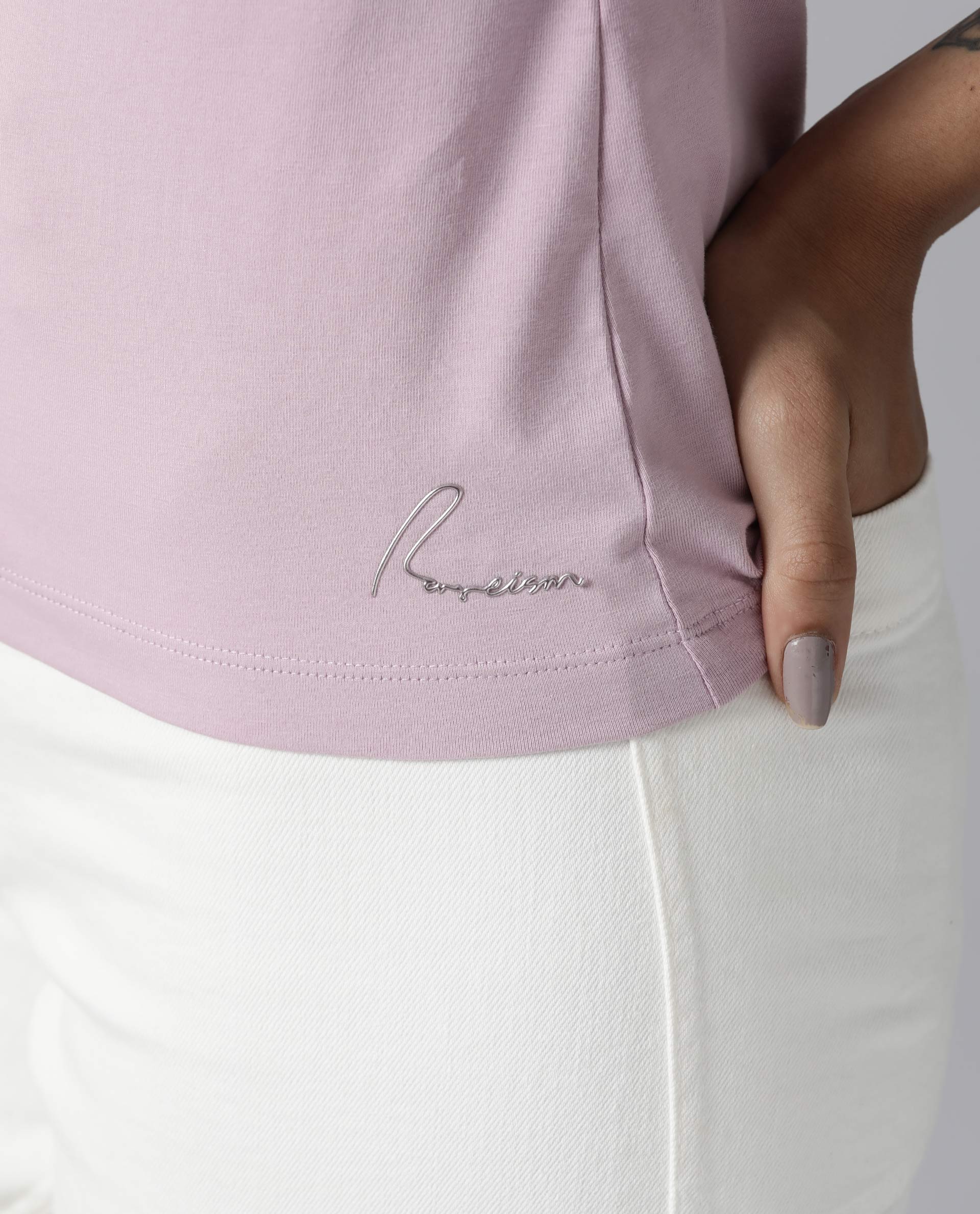 Rareism Women Mary Pink T-Shirt Short Sleeves - Image 2