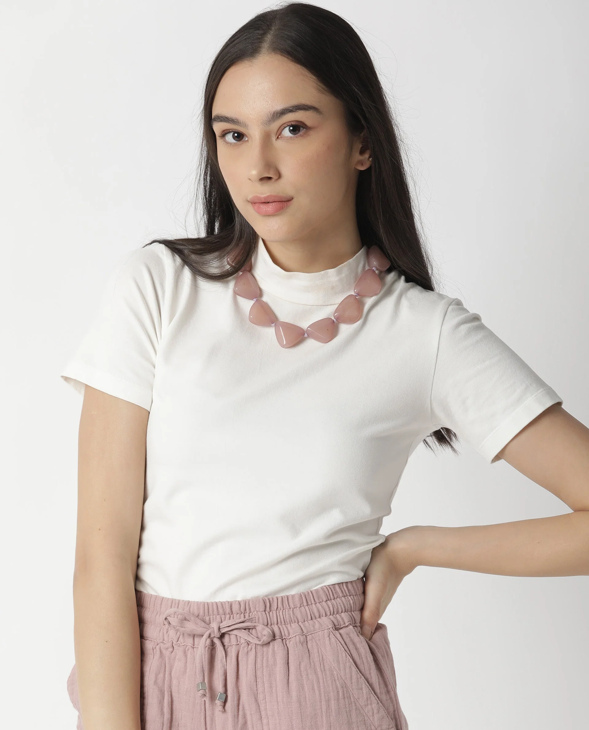 Rareism Women Mary Offwhite T-Shirt Short Sleeves - Image 5