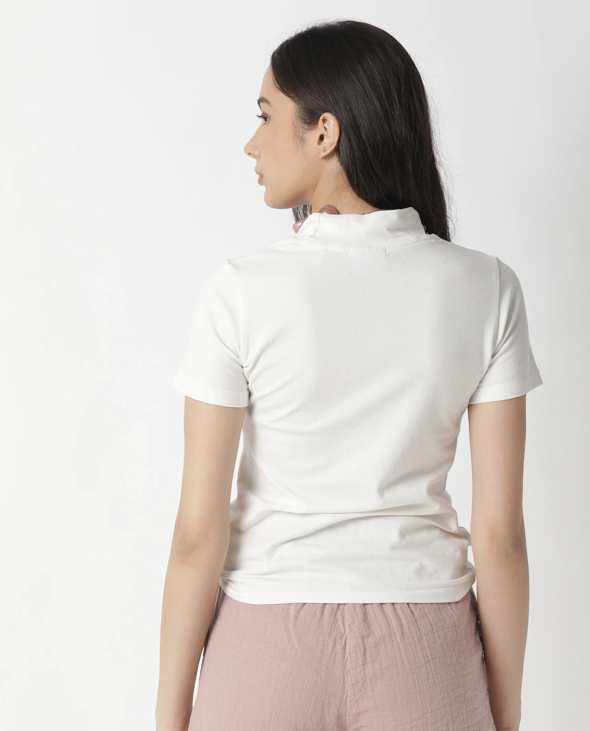Rareism Women Mary Offwhite T-Shirt Short Sleeves - Image 7