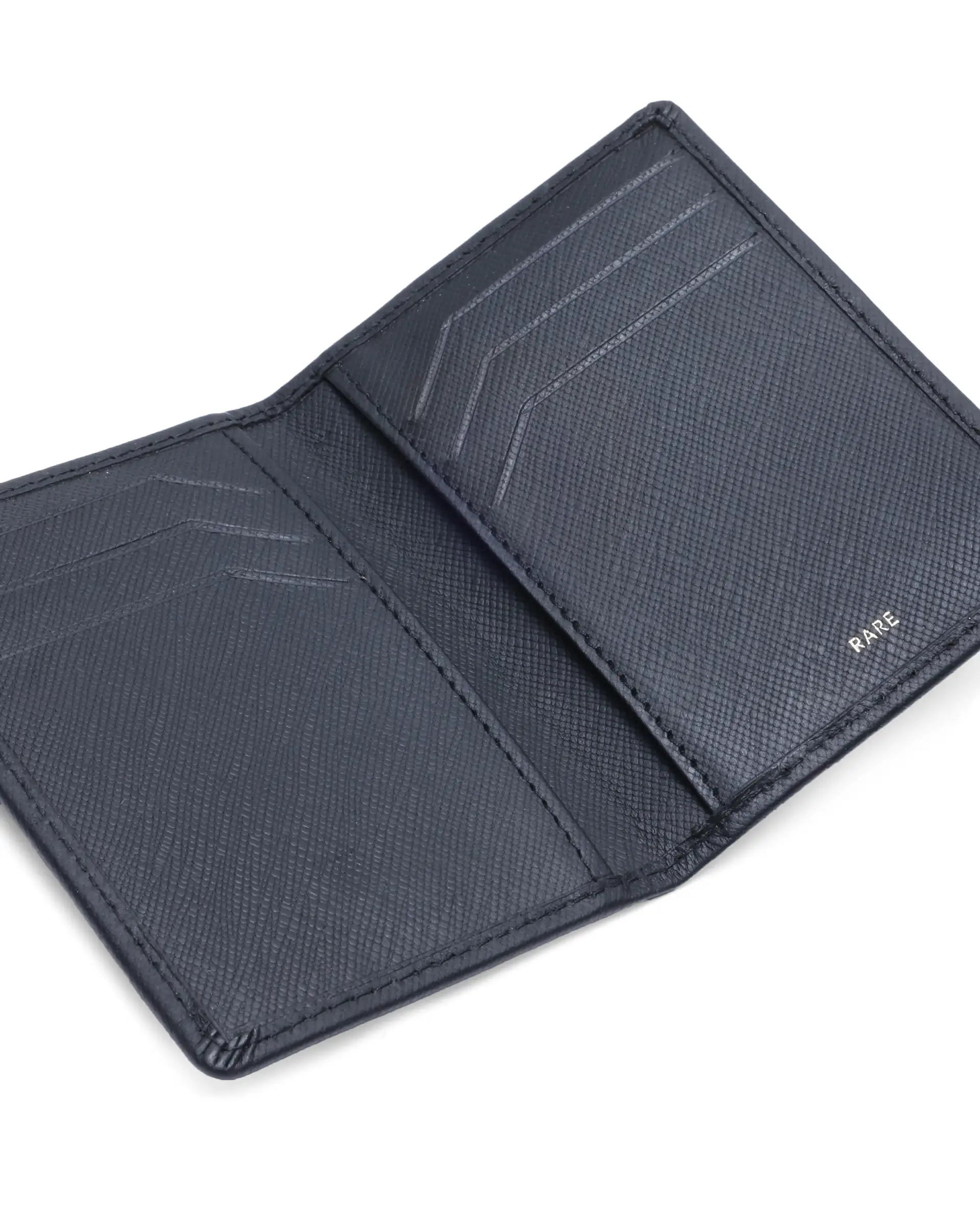 Rare Rabbit Men Mavo Black Card Holder - Image 5