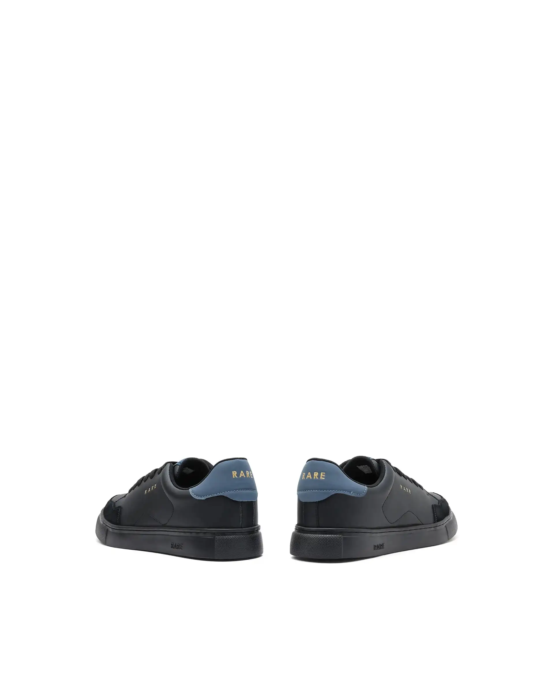 Rare Rabbit Men's Mawi Black Micro Fiber Leather Sneaker - Image 5