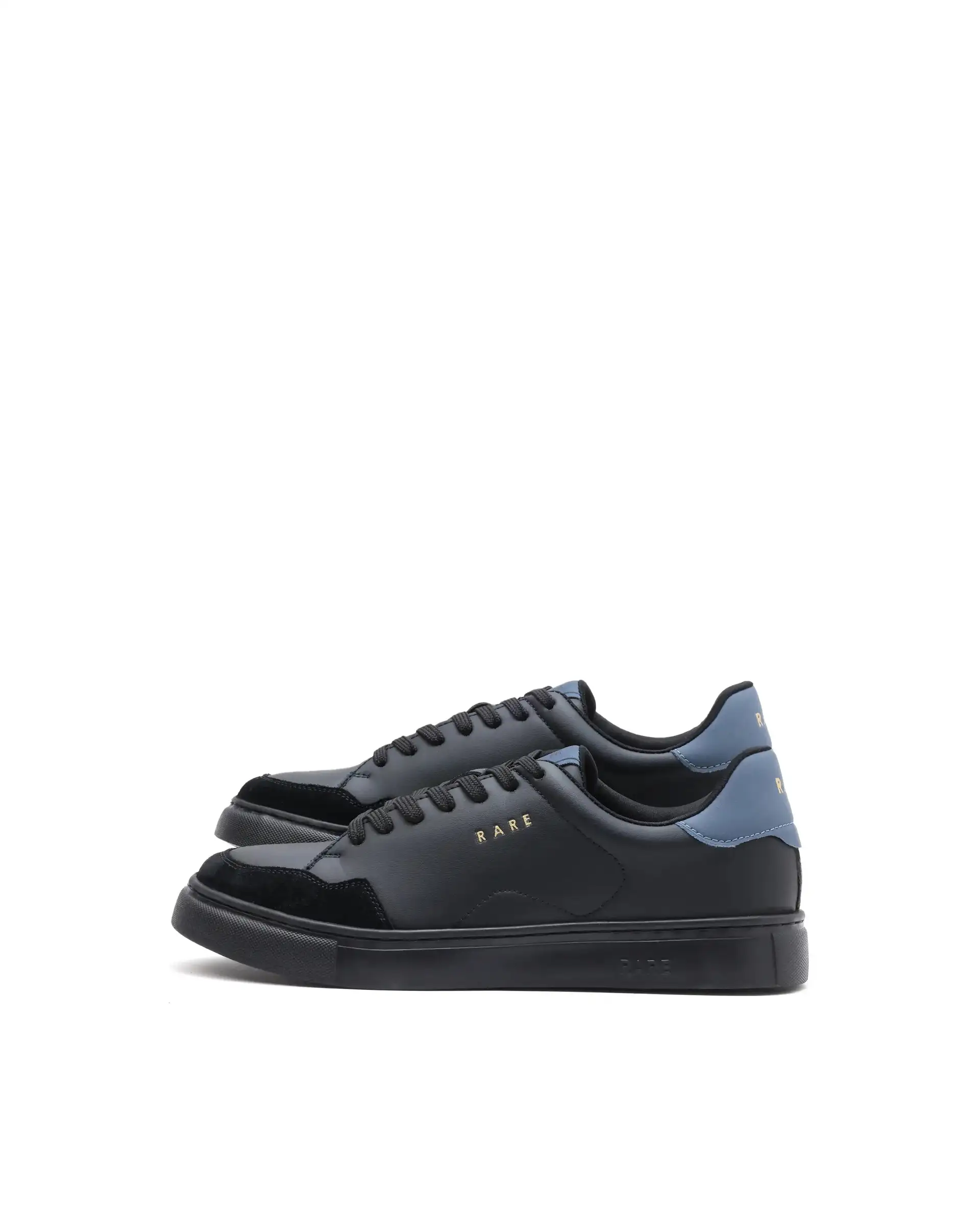Rare Rabbit Men's Mawi Black Micro Fiber Leather Sneaker - Image 6